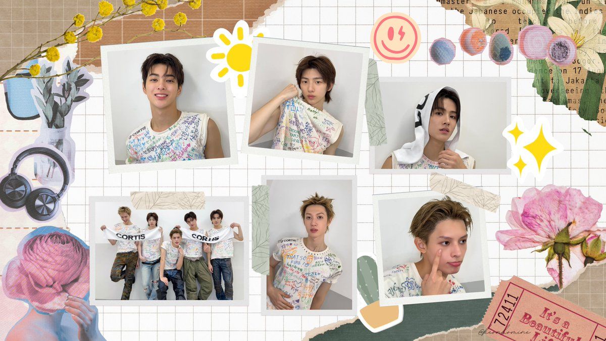 1200x675 CORTIS wallpaper / lock screen ── ˙