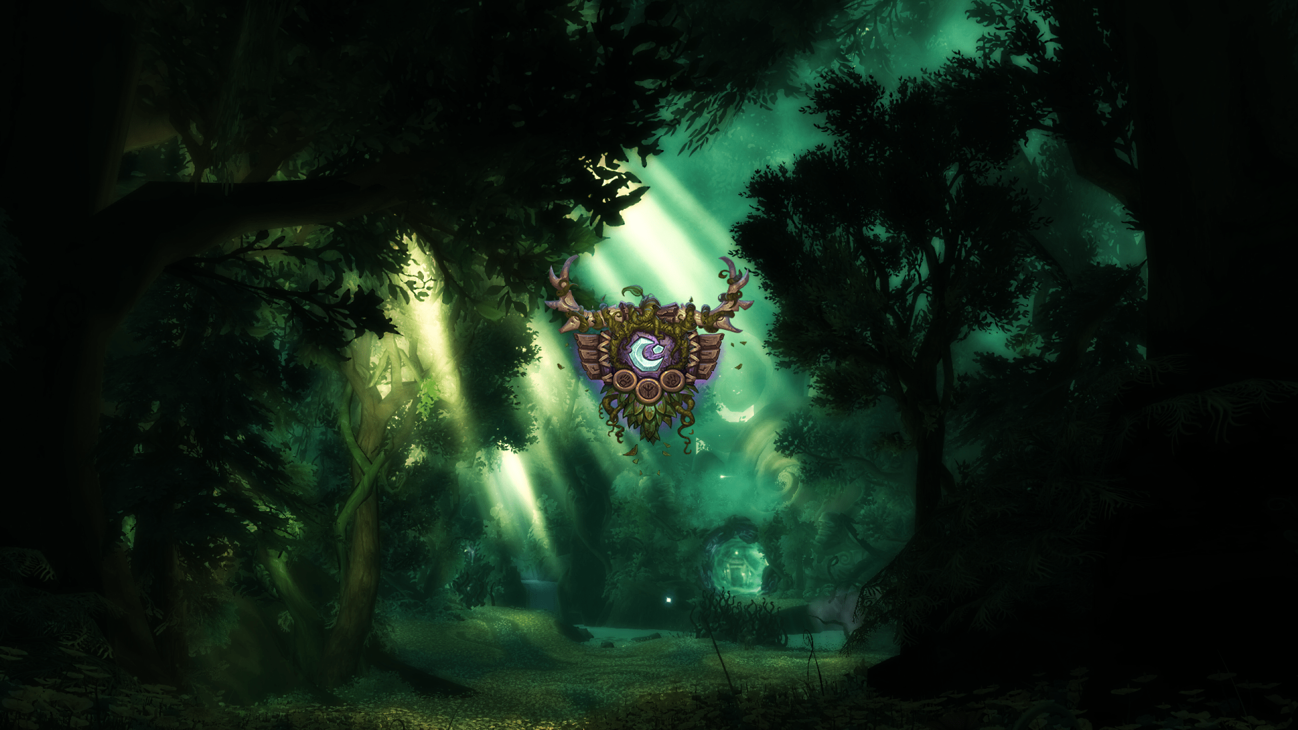 2560x1440 Download 2560x1440 World Of Warcraft: Legion, Druid, Blizzard, Artwork Wallpaper for iMac 27 inch