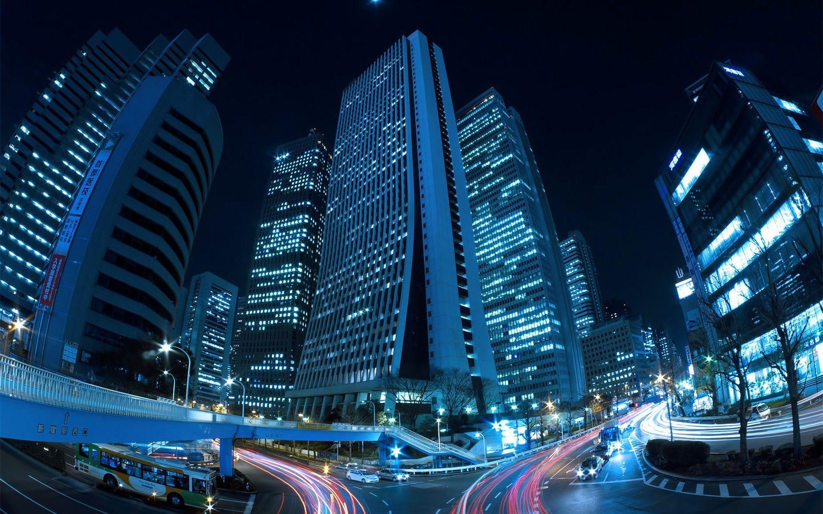 1680x1050 Japan tokyo cityscapes city lights shinjuku wallpaper. AllWallpaper