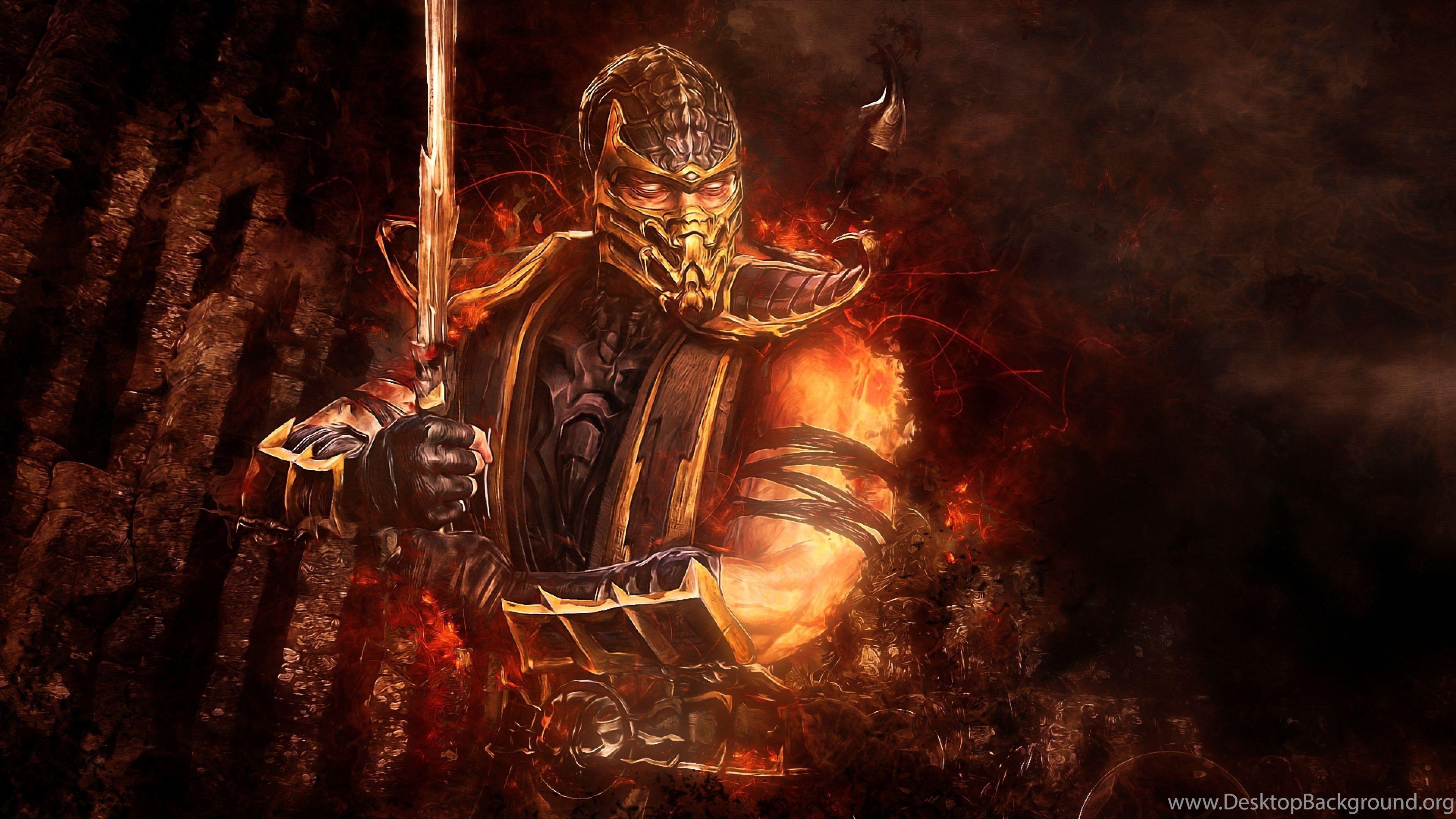 3840x2160 4k Ultra HD Mortal Kombat Wallpaper Hd, Desktop Background Kombat Scorpion Wallpaper iPhone 6 HD Wallpaper