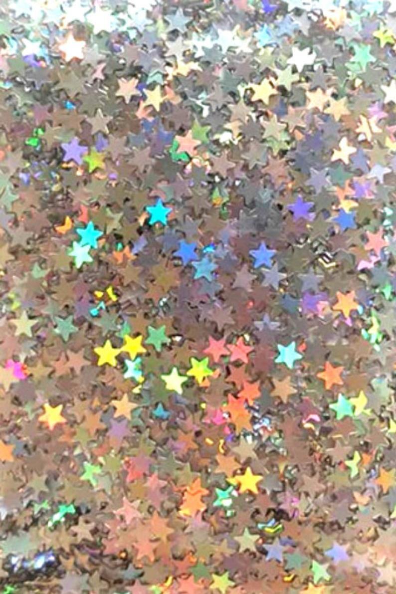 794x1191 Silver Star Glitter Butterfly Glitter Gold Star Confetti Holo.  Etsy in 2020. Hình nền lấp lánh, Hình nền long lanh, Hình nền lấp lánh