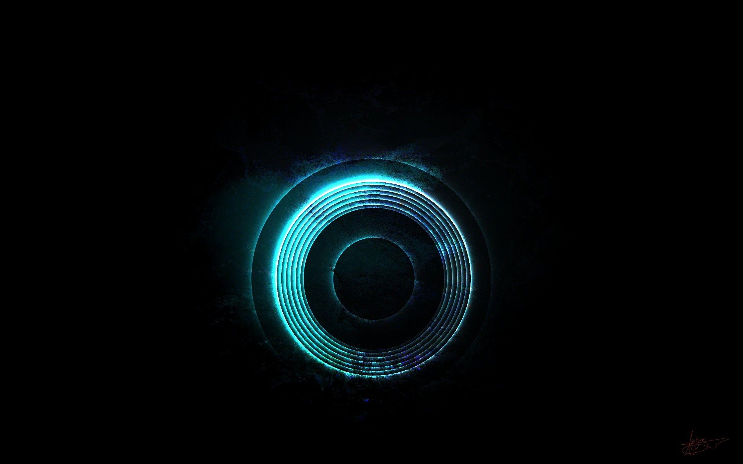 2560x1600 Abstract minimalistic circles shape geometry omega wallpaperx1600