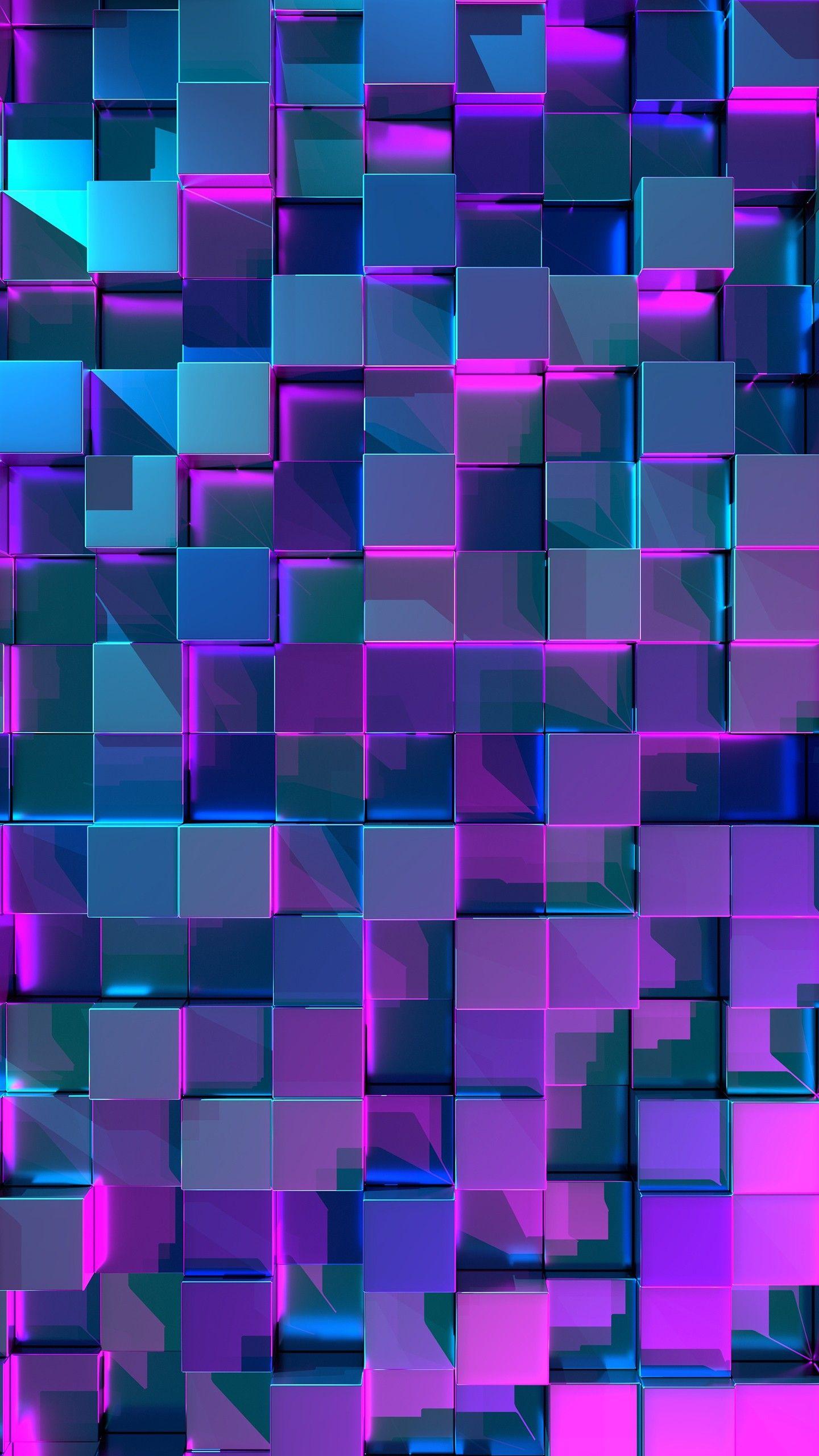 Neon Cube Wallpapers - Top Free Neon Cube Backgrounds - WallpaperAccess
