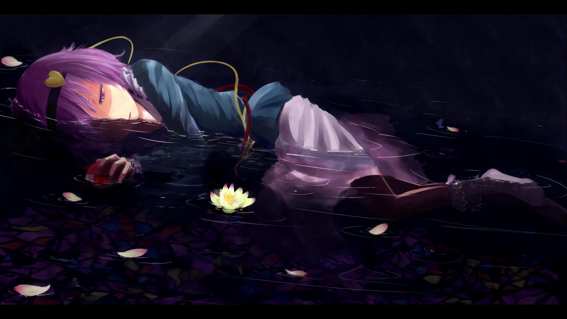 1920x1080 Anime Girl Alone