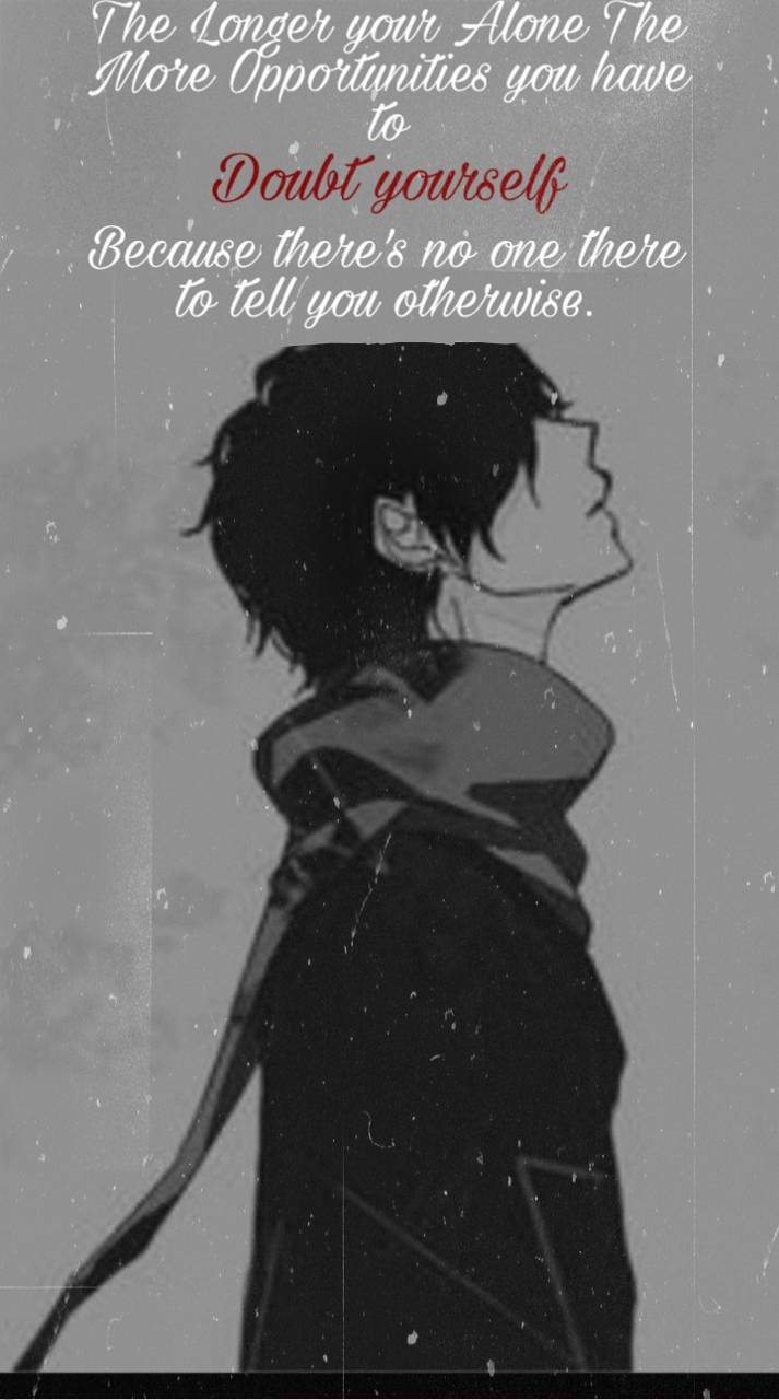 713x1280 Sad anime boy wallpaper