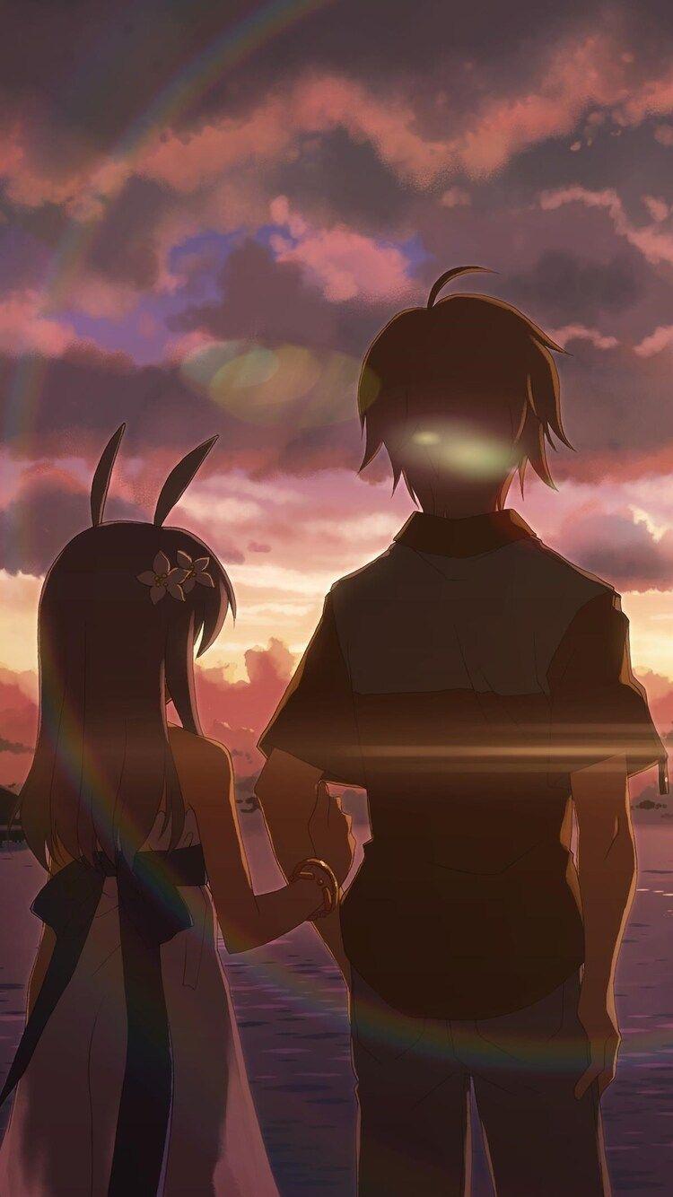 750x1334 Anime Boy and Girl Alone iPhone 6, iPhone 6S, iPhone 7 HD 4k Wallpaper, Image, Background, Photo and Picture