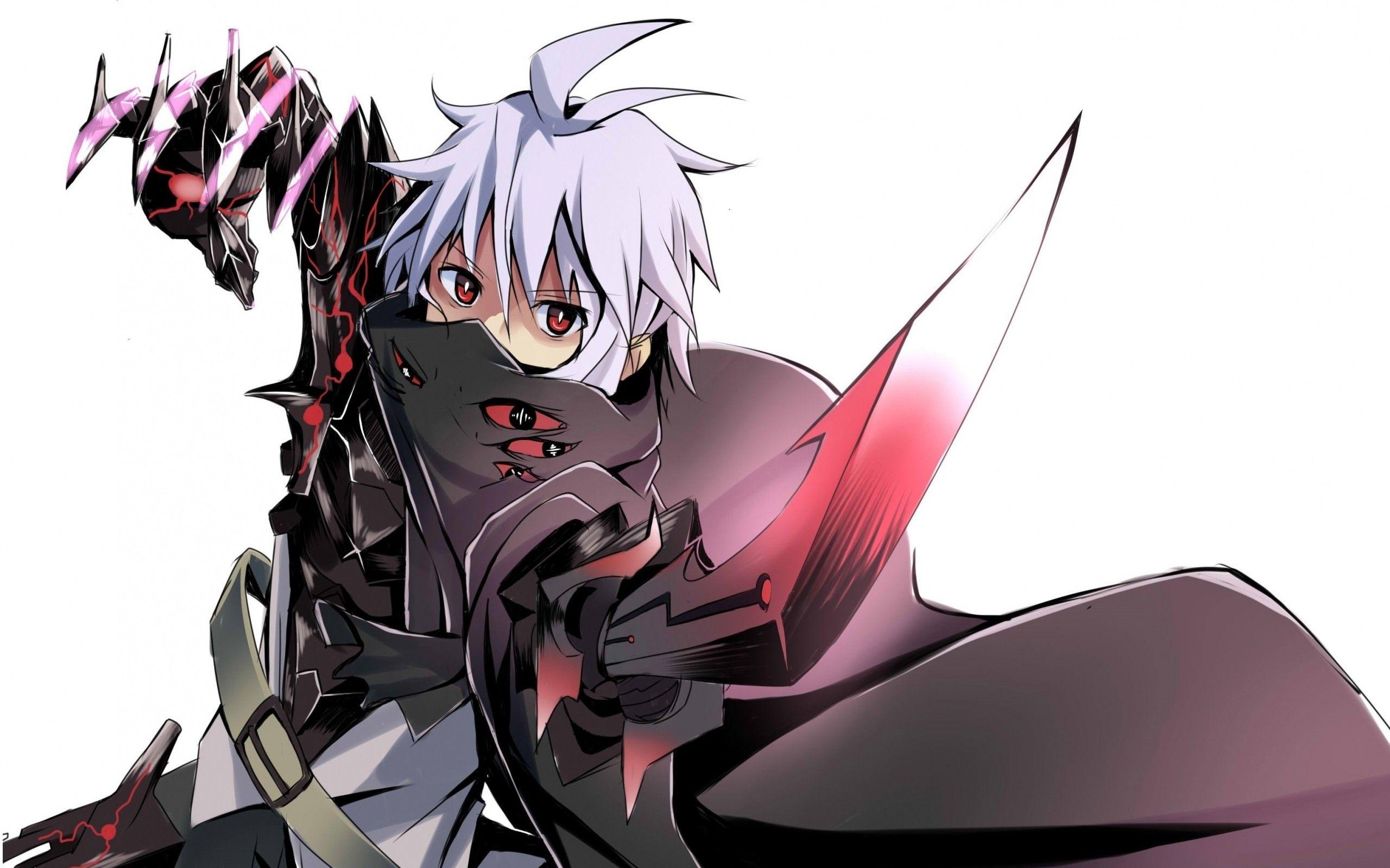 2560x1600 Anime Guy Sad