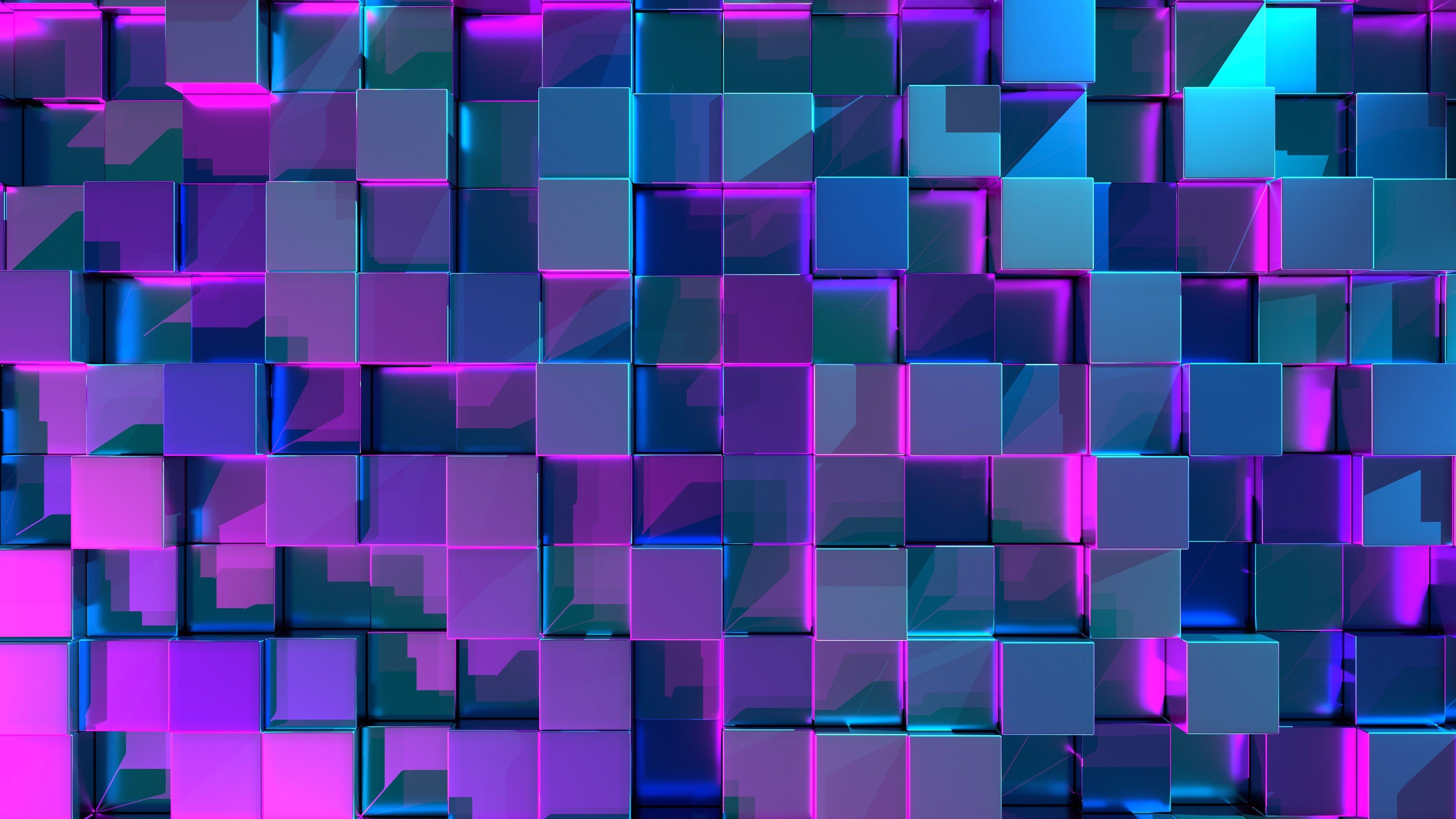 Neon Cube Wallpapers - Top Free Neon Cube Backgrounds - WallpaperAccess