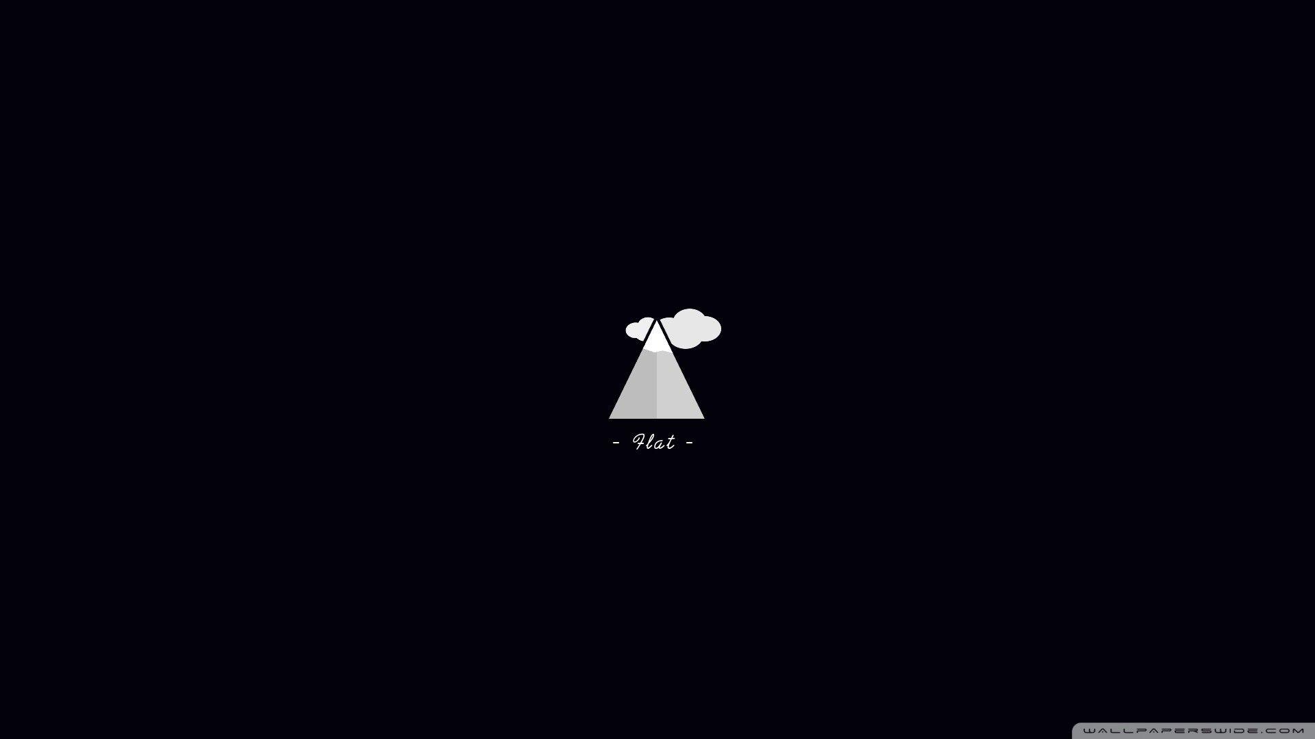 1920x1080 Flat Black Wallpaper