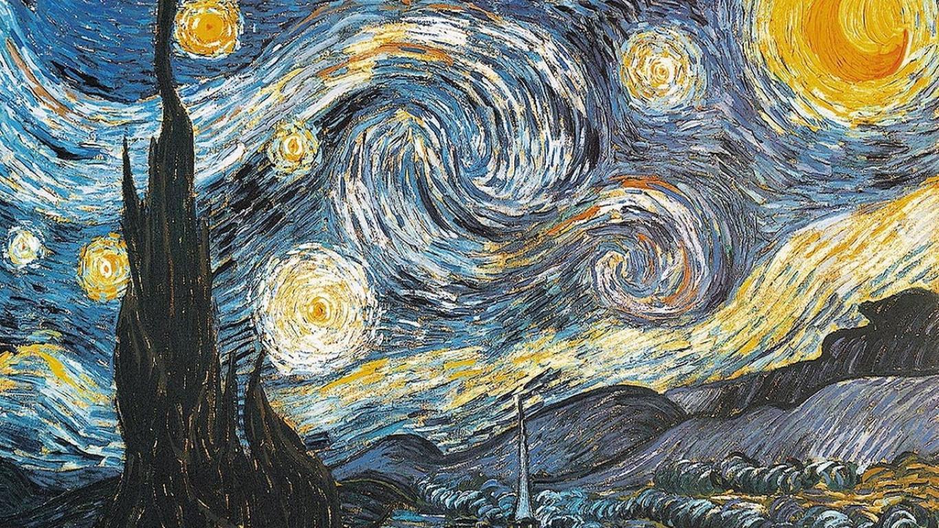 1366x768 A3 Starry Night Wallpaper