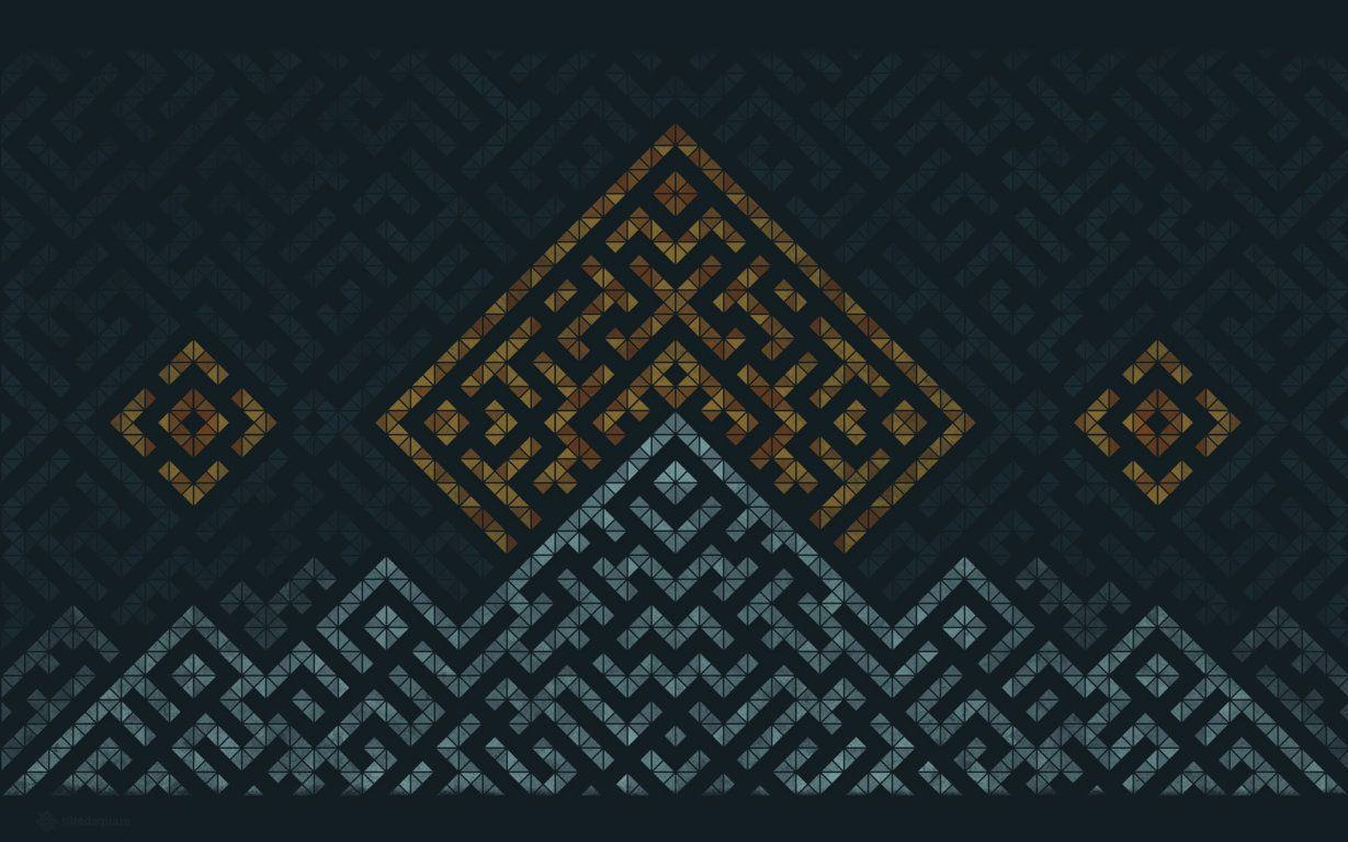 1229x768 HD Geometric Wallpaper 1229x768