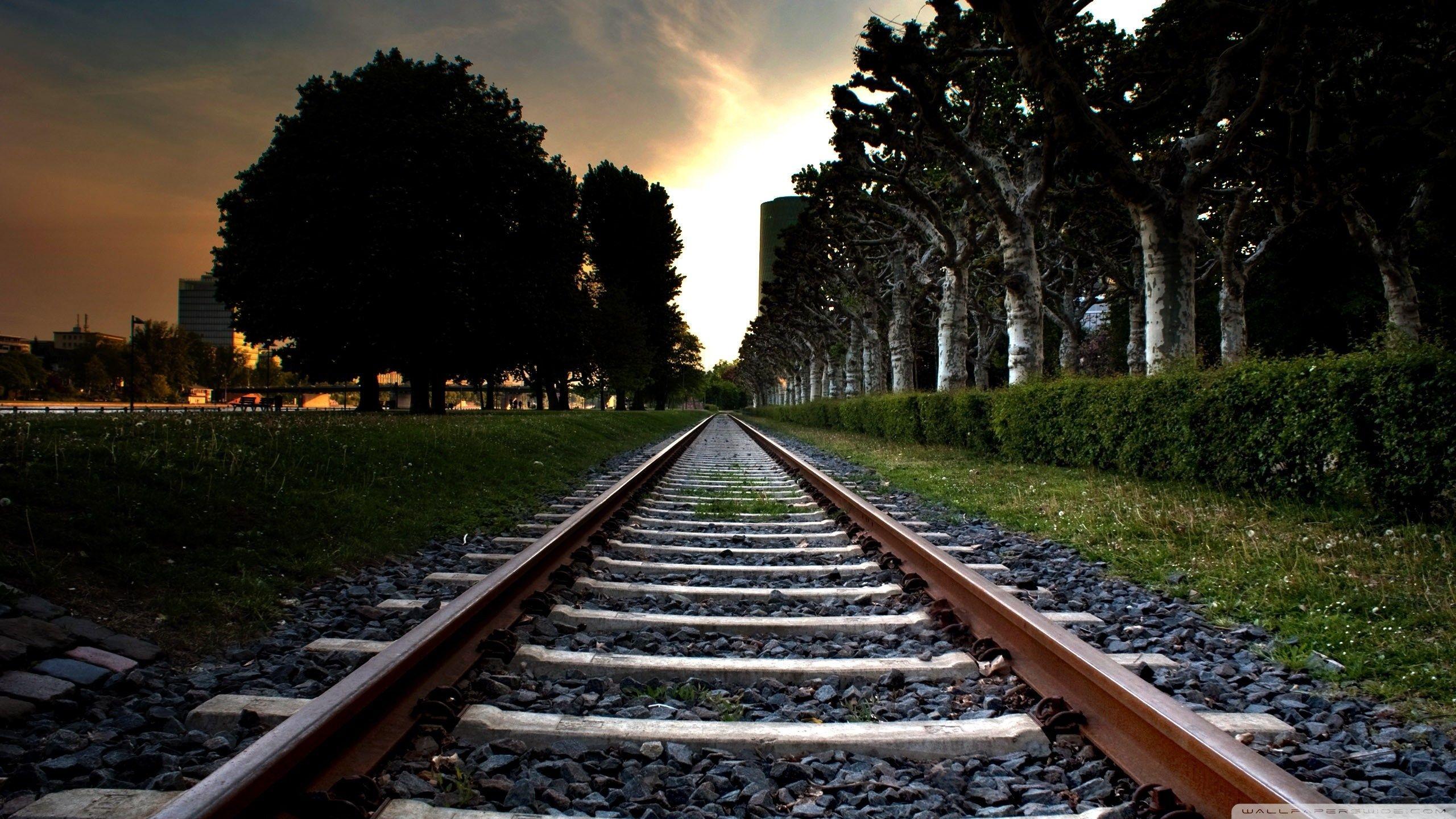 2560x1440 Railroad Track Ultra HD Desktop Background Wallpaper for 4K UHD TV : Multi Display, Dual Monitor : Tablet