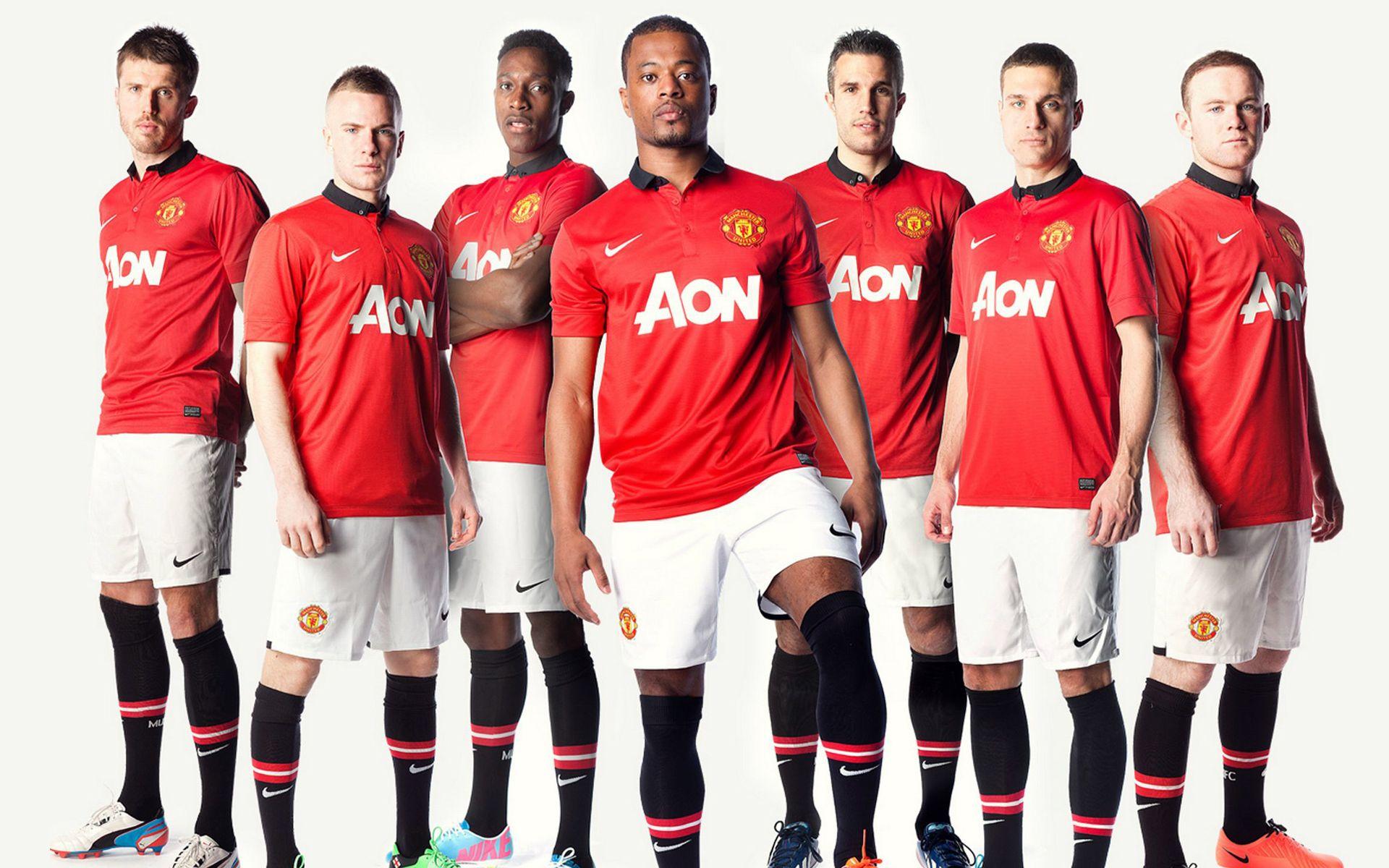 1920x1200 Manchester United Team 2013 hình nền