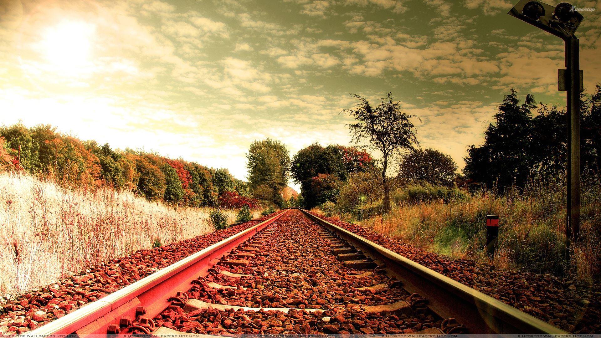 1920x1080 Railway Track Wallpaper