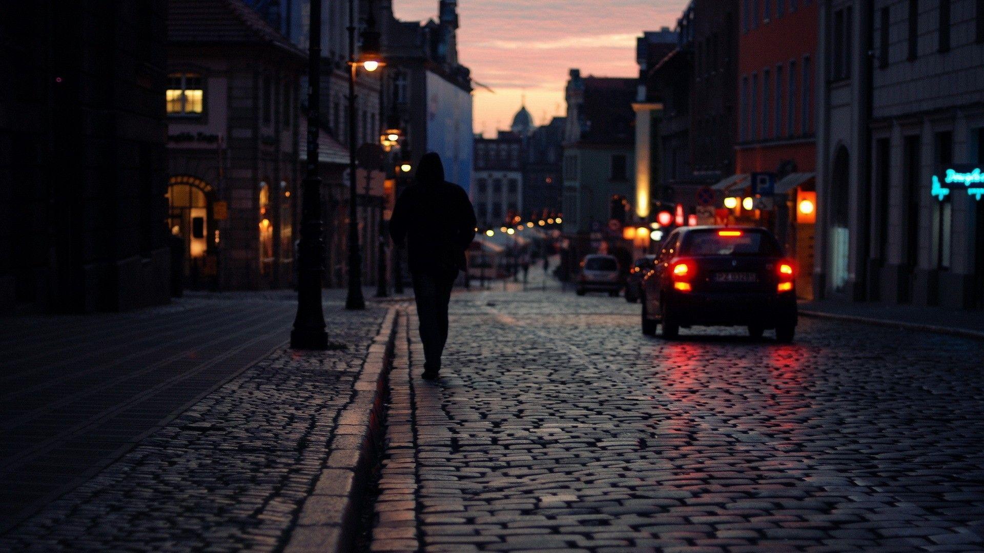 1920x1080 Poland, roads, city lights, cities, city night wallpaper