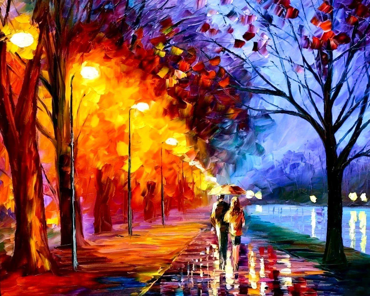 1280x1024 Picture of Painted Wallpaper