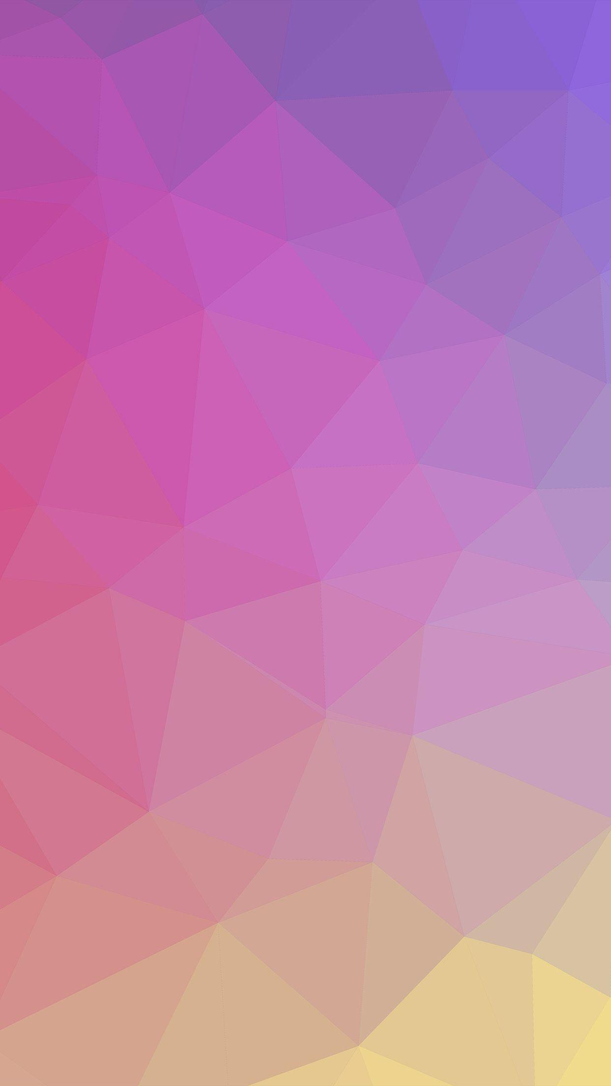 1242x2208 samsung galaxy polyart pastel pink yellow pattern