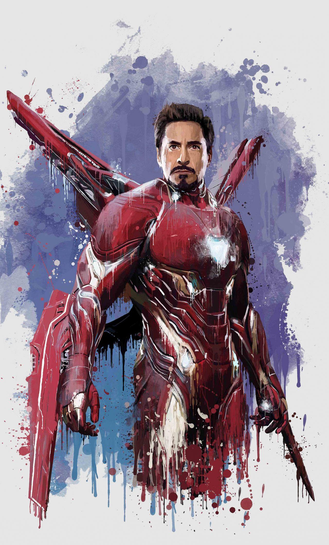 1280x2120 Download 1280x2120 wallpaper iron man, new suit, avengers: infinity war, minimal, art, iphone 6 plus, 1280x2120 HD image, background, 4154