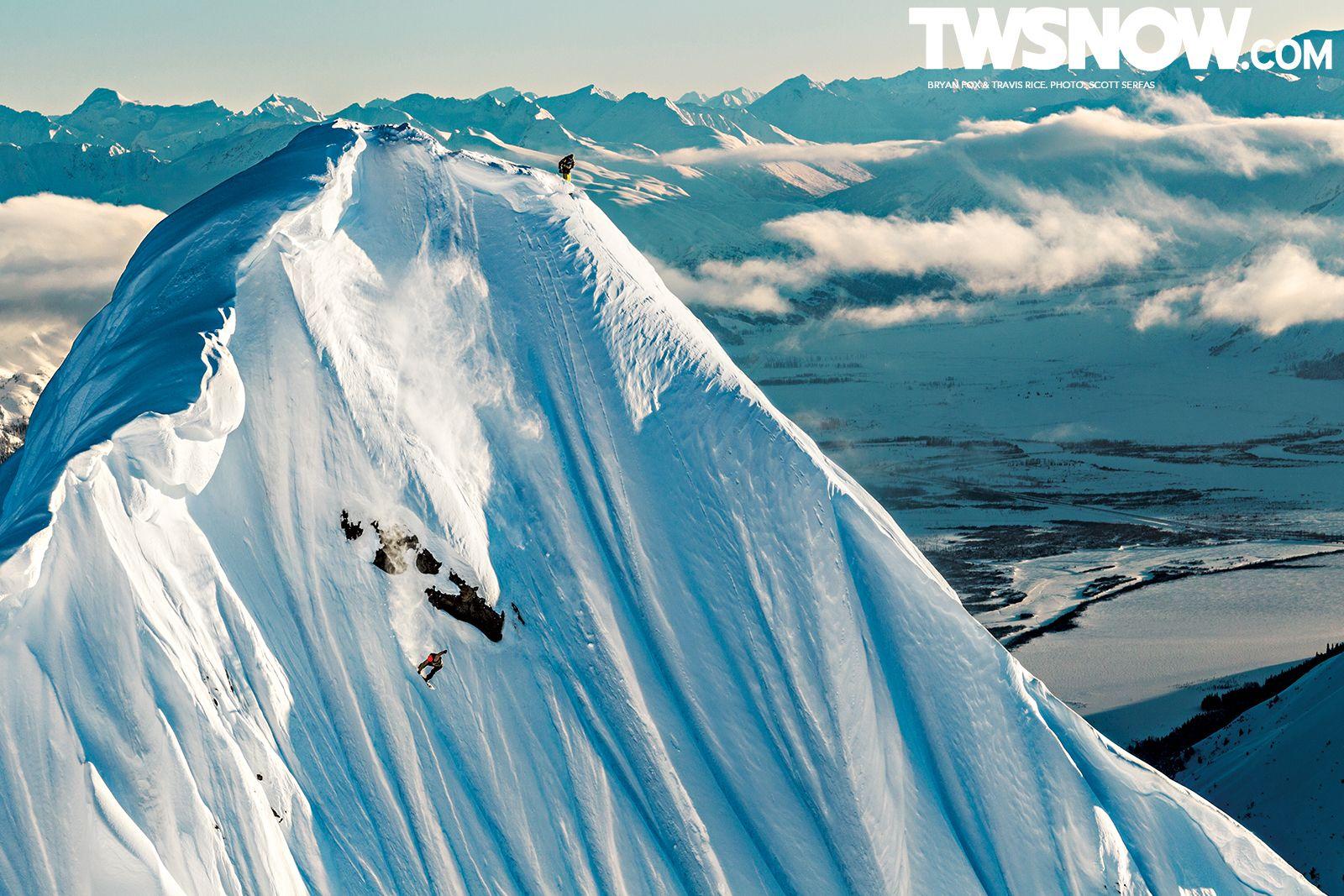 Горы Аляска Snowboard