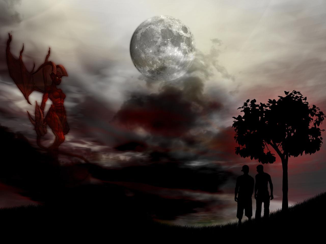 1280x960 Dark Knight Evil Batman Wallpaper