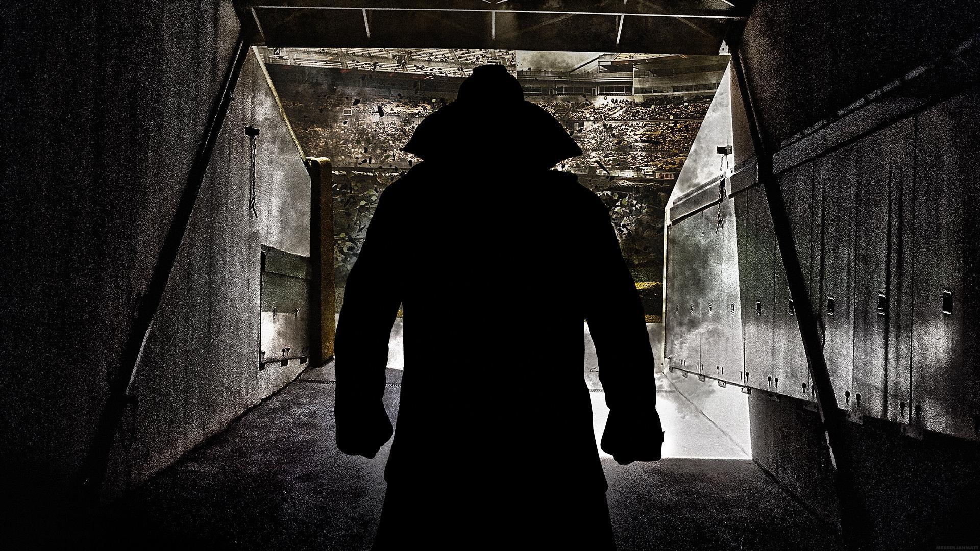 1920x1080 Batman Bane DC Comics Silhouette Stadium Dark Evil Wallpaper:1920x1080