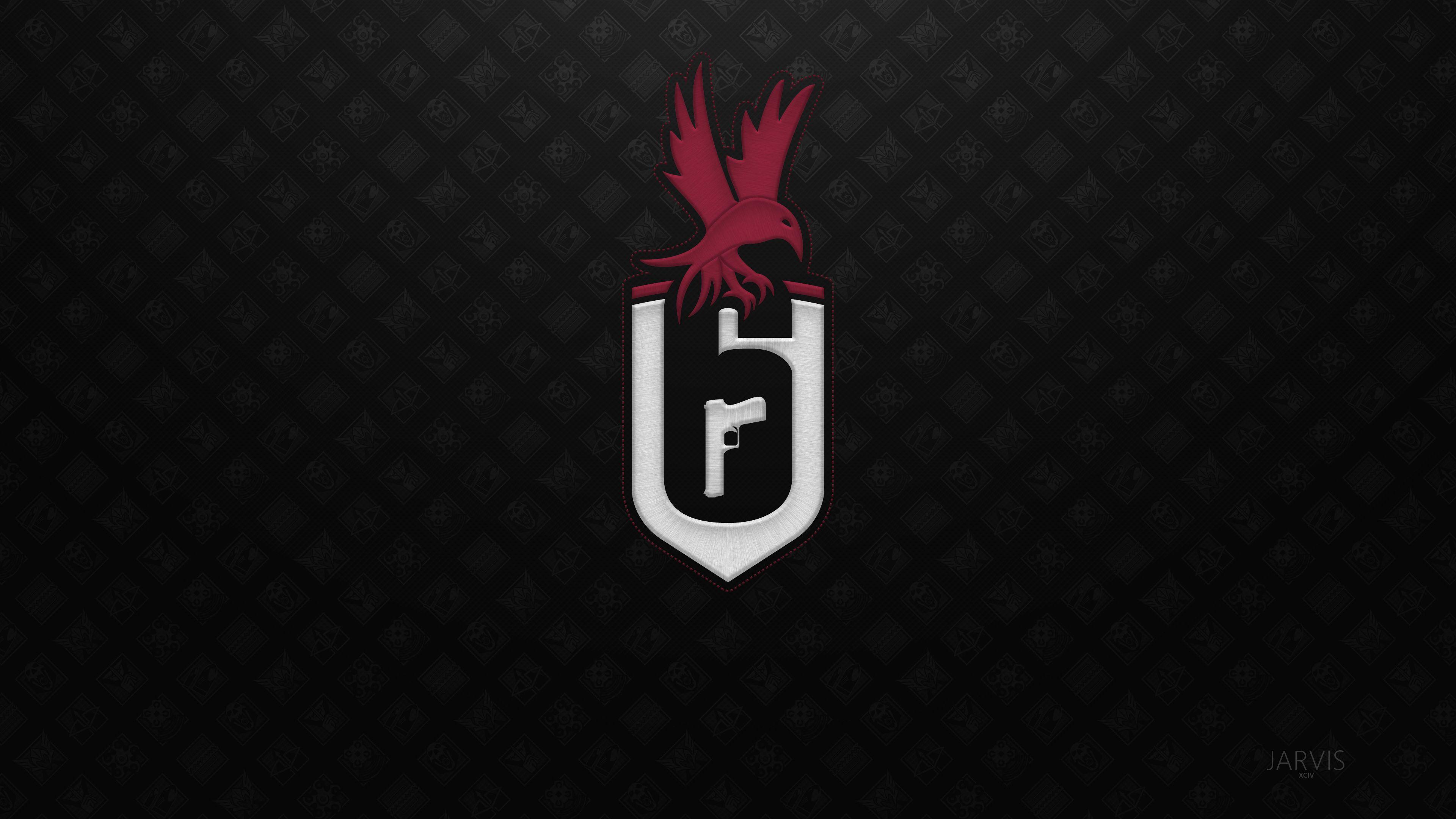 3840x2160 Tom Clancys Rainbow Six Siege Logo 4k iPhone HD 4k Wallpaper, Image, Background, Photo and Picture