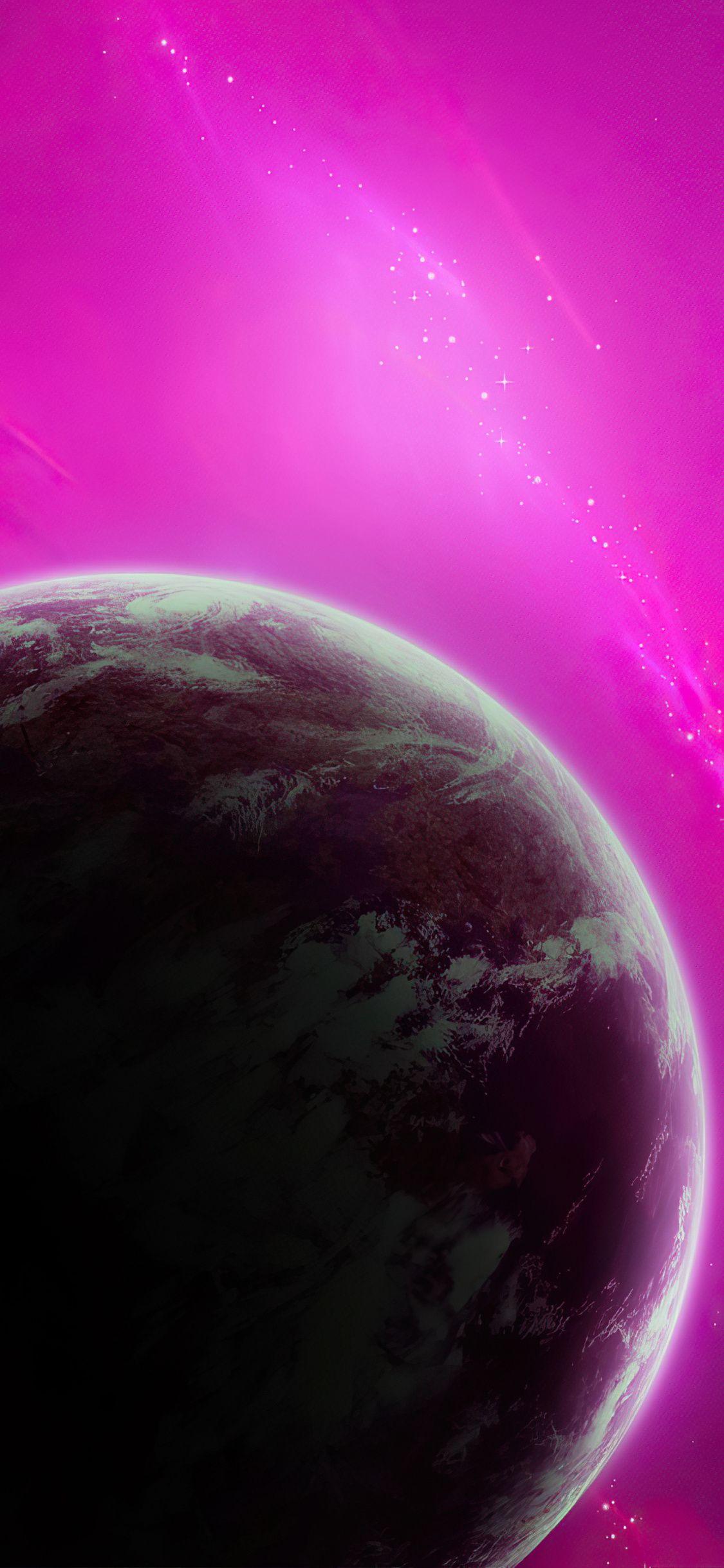 1125x2436 Purple Planet 4k iPhone XS, iPhone iPhone X HD 4k Wallpaper, Image, Background, Photo and Picture