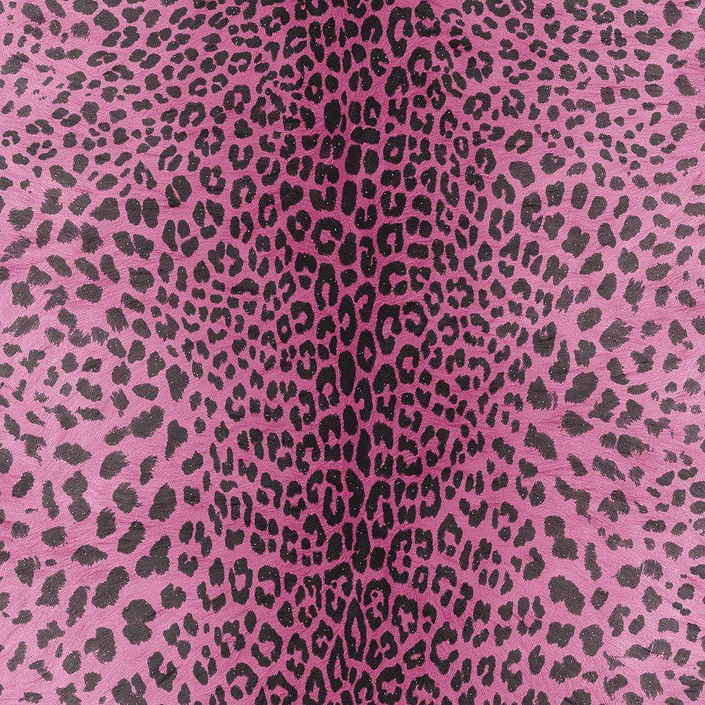 1000x1000 Graham & Brown Leopard Pink Black Silver Wallpaper. The Home Depot Canada