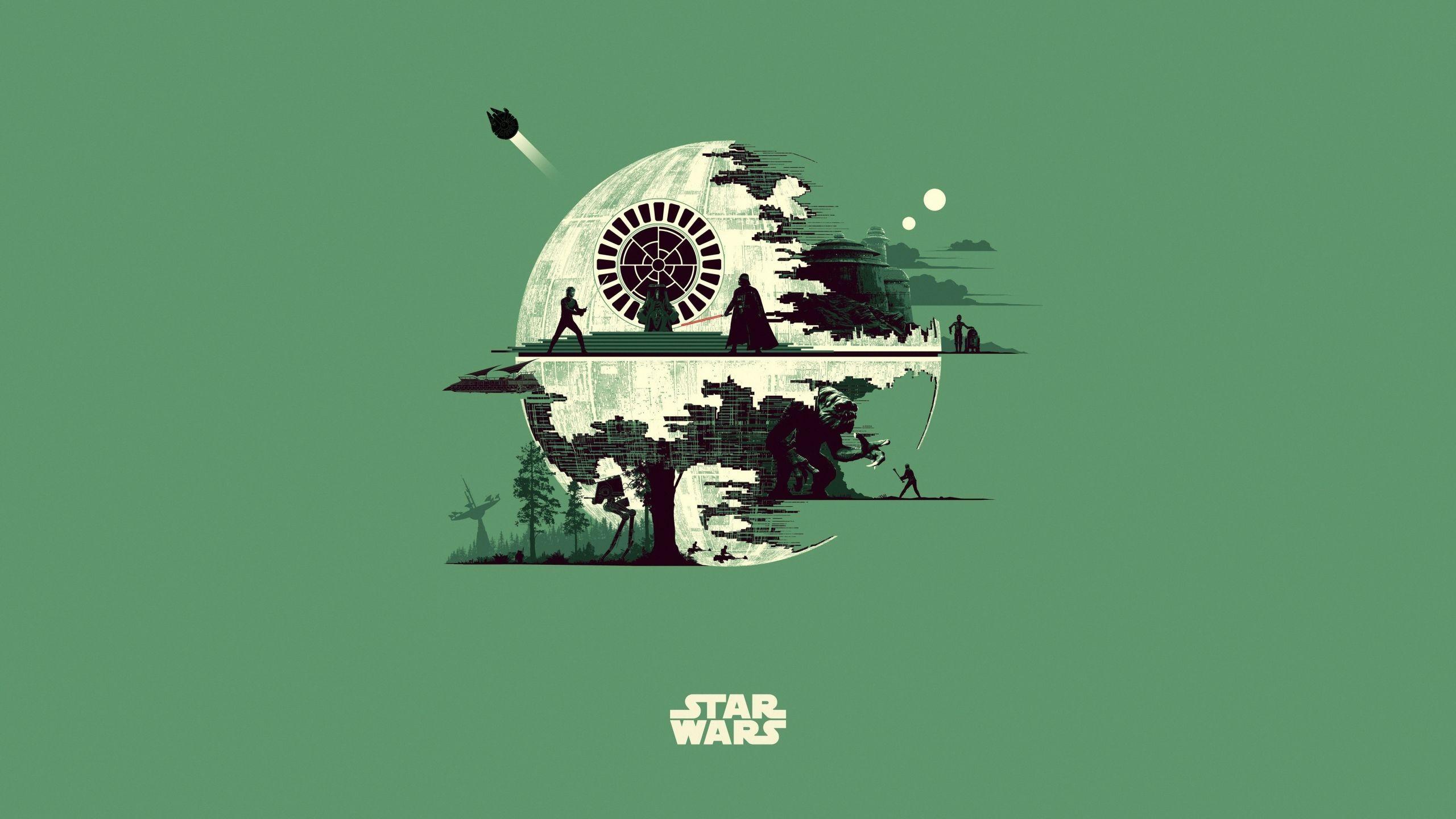 2560x1440 Star Wars Minimalist Wallpaper .