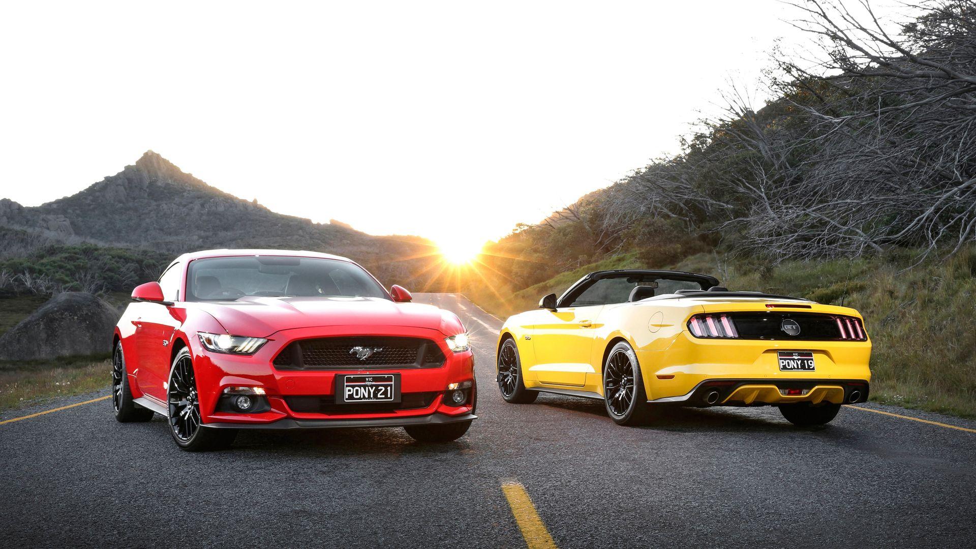 1920x1080 Red And Blue Ford Mustang Laptop Full HD 1080P HD 4k