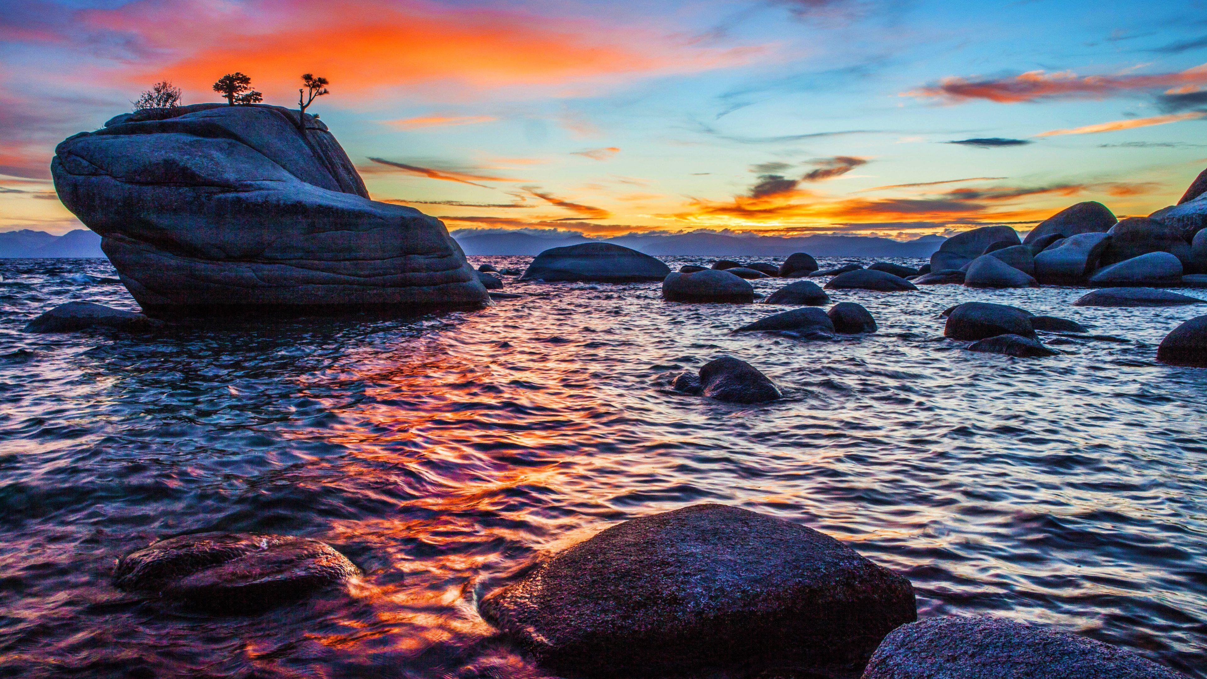 3840x2160 Lake Tahoe 4K Wallpaper