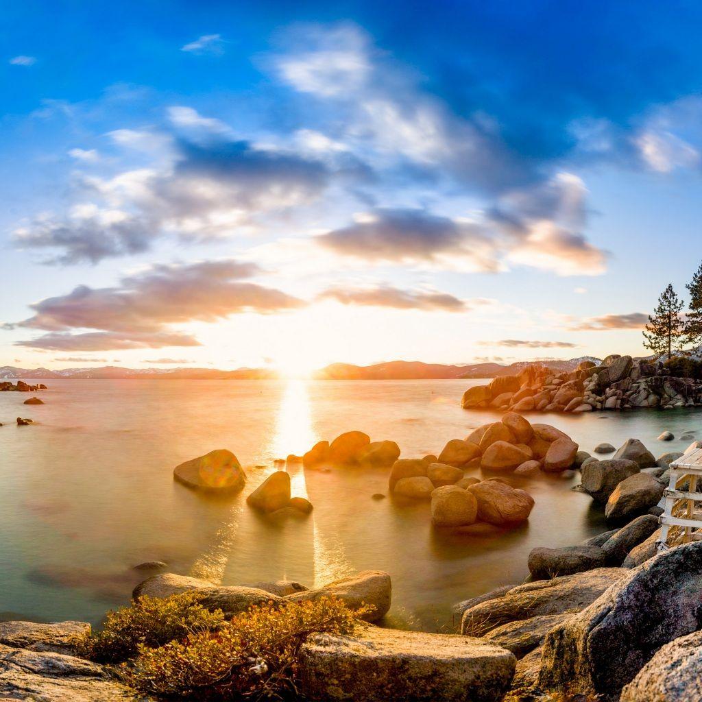 1024x1024 Wallpaper 4k Lake Tahoe In United States