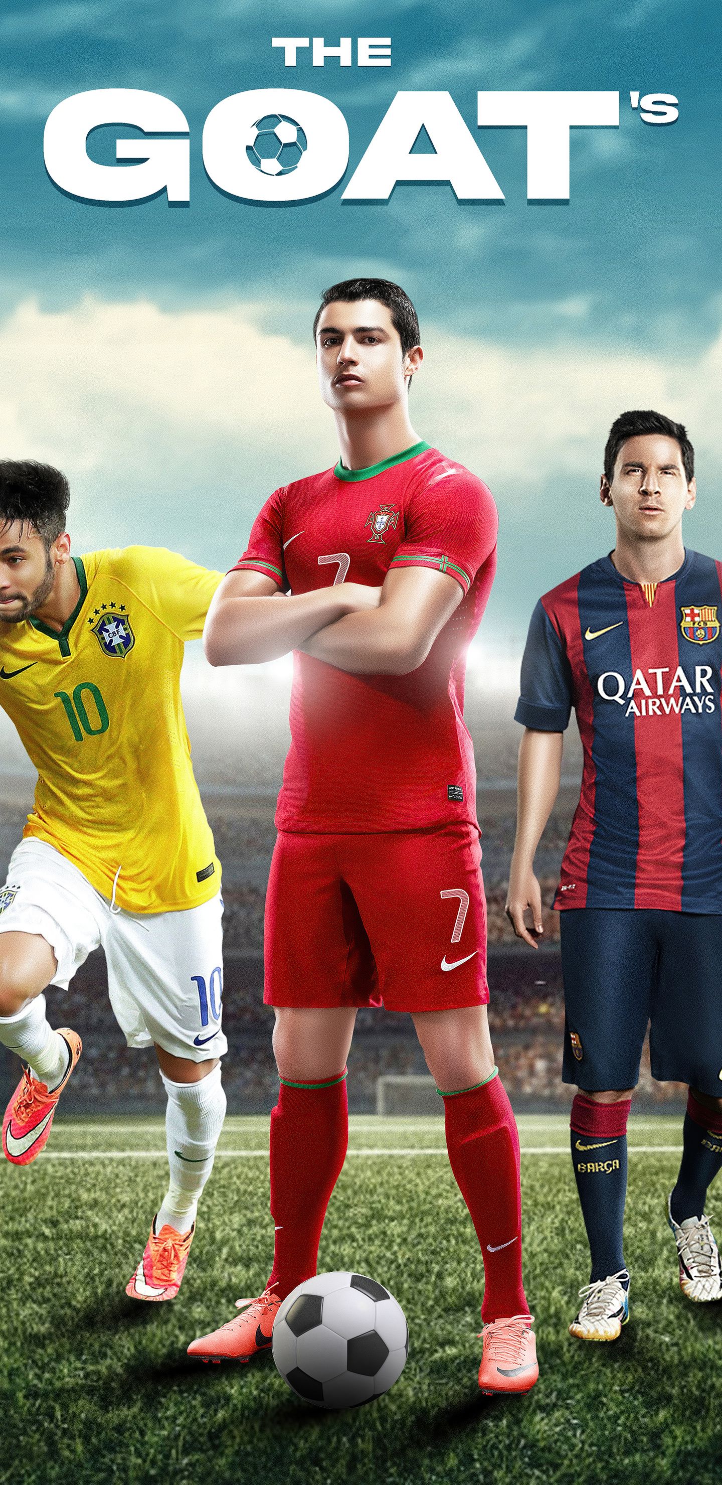 1440x2960 Messi Neymar Ronaldo Samsung Galaxy Note S S SQHD , HD 4k Wallpaper, Image, Background, Photos and Picture