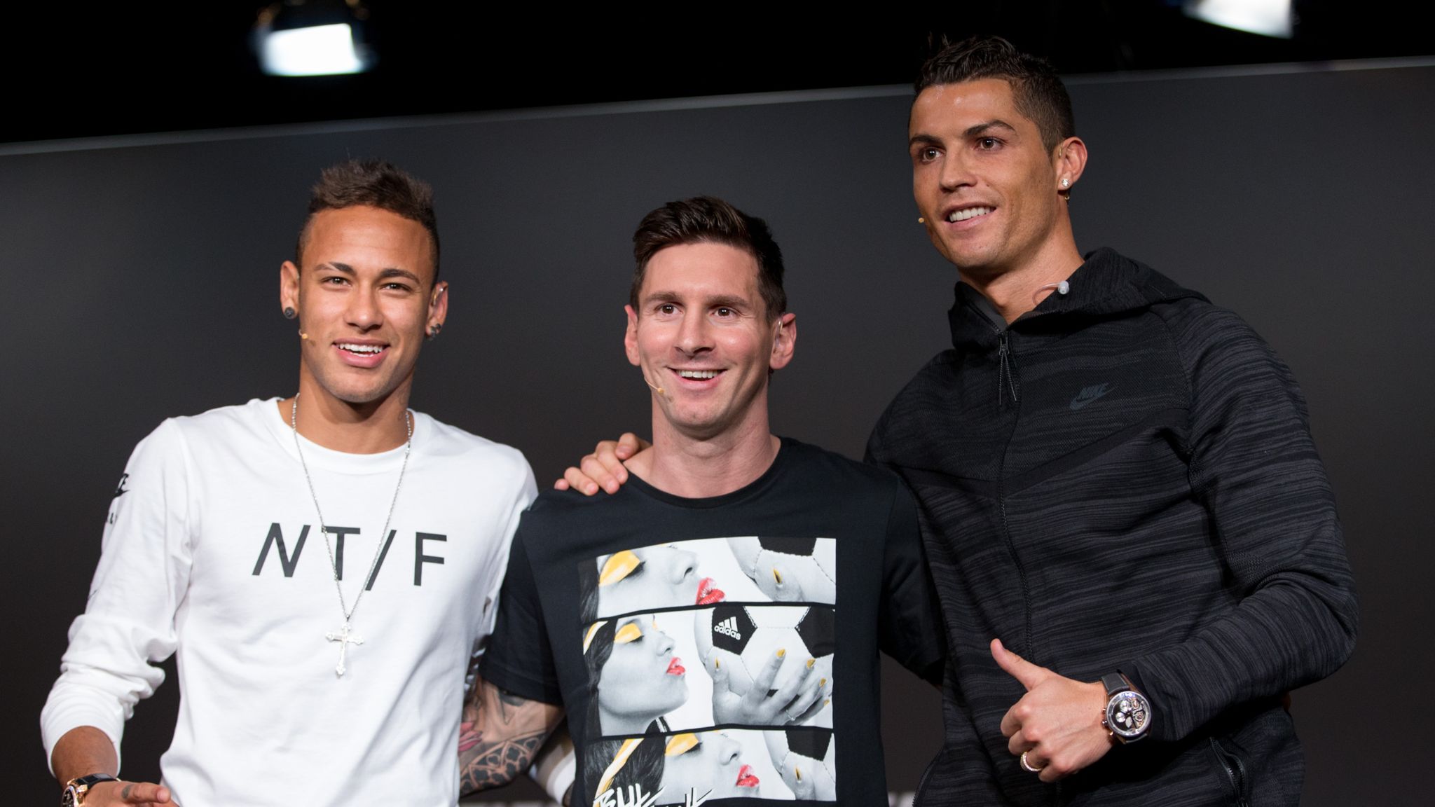 2048x1152 Cristiano Ronaldo, Lionel Messi and Neymar shortlisted for Best FIFA Men's Player Award