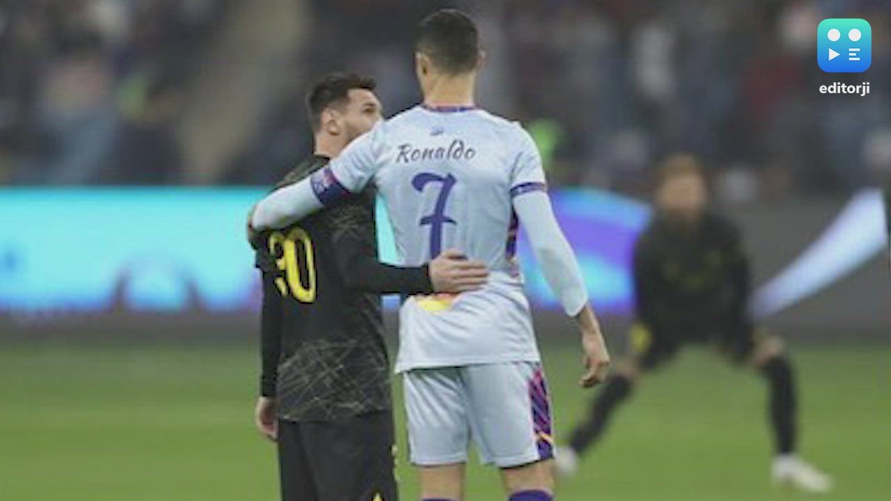 1280x720 'Nice to see some old friends' Cristiano Ronaldo shares picture with Lionel Messi, Neymar and Mbappe