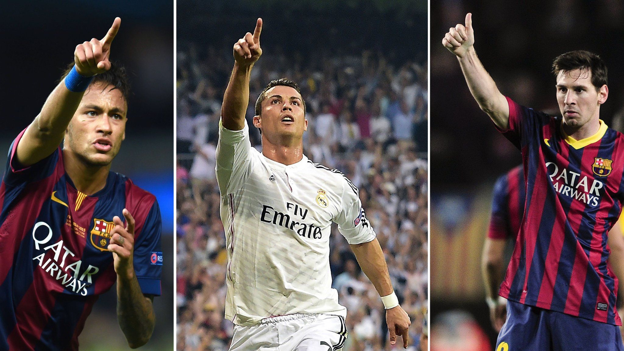 2048x1152 Cristiano Ronaldo, Lionel Messi & Neymar on Ballon d'Or shortlist