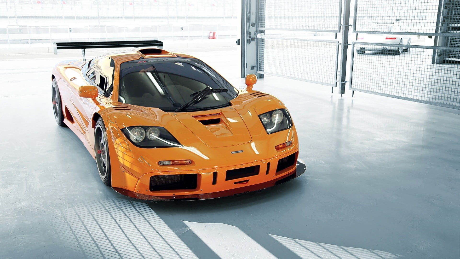 1920x1080 Orange sports car, car, McLaren F1 GTR HD wallpaper