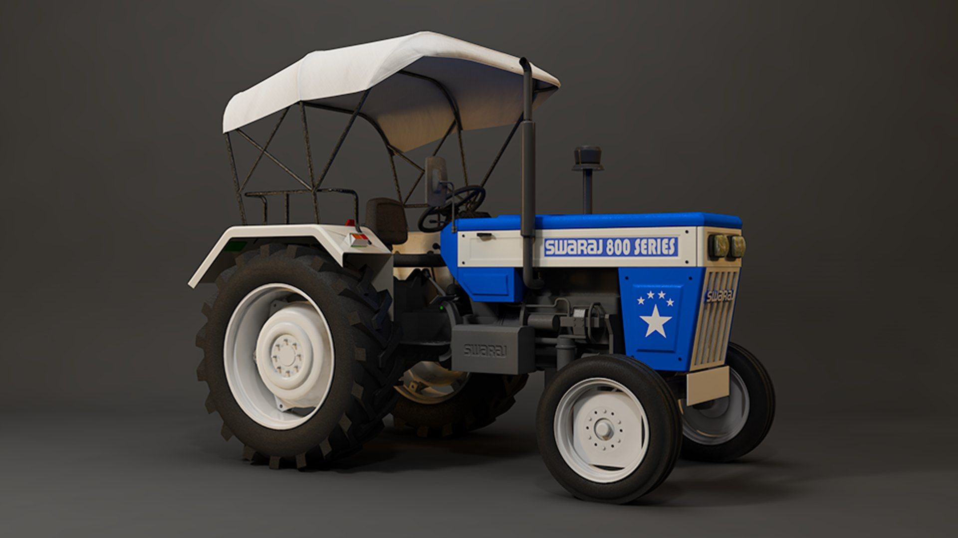 1920x1080 3D Swaraj Tractor 800 Series