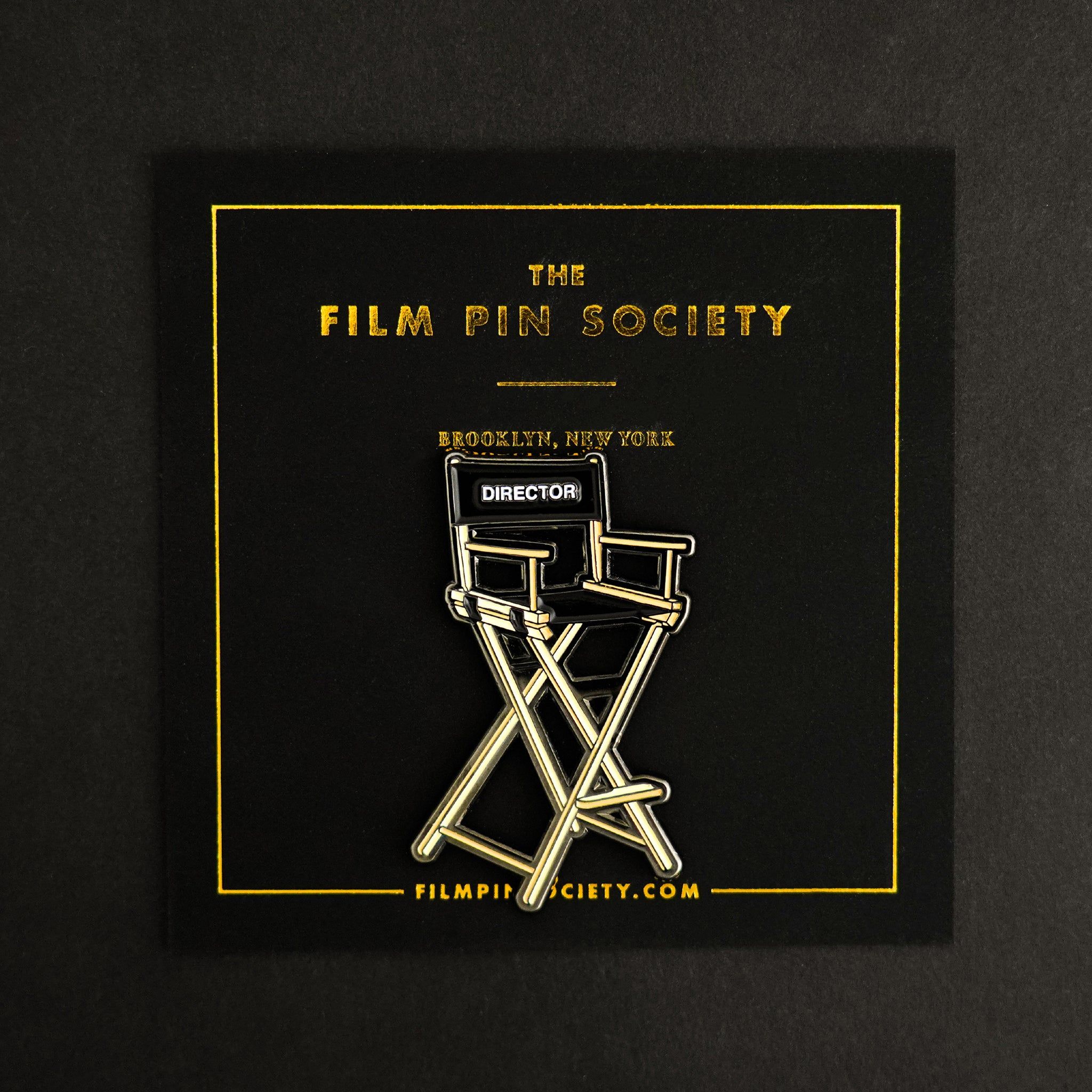 2048x2048 Director's Chair Enamel Pin