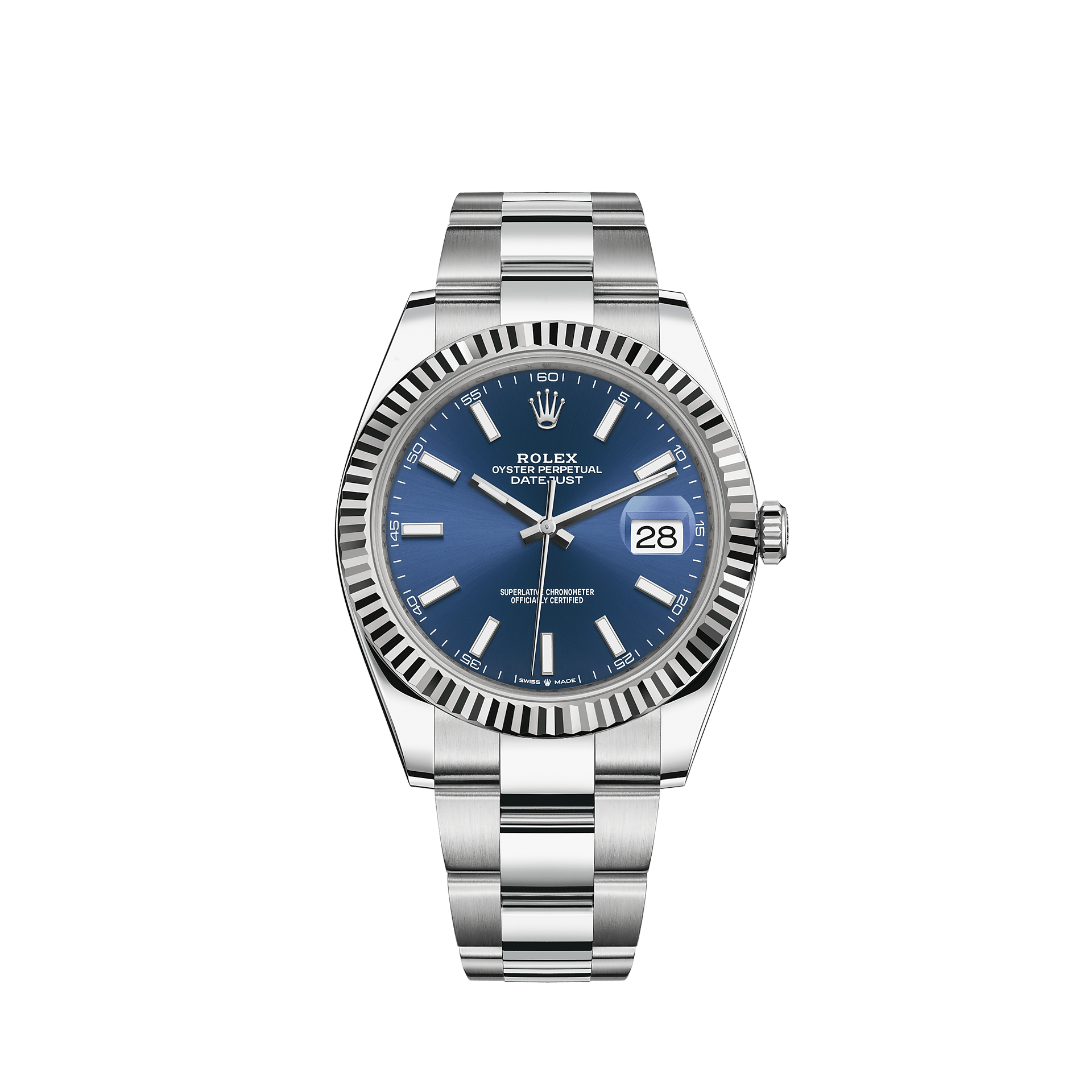 1920x1920 Rolex Datejust 41 Watch: White Rolesor of Oystersteel and 18 ct white gold