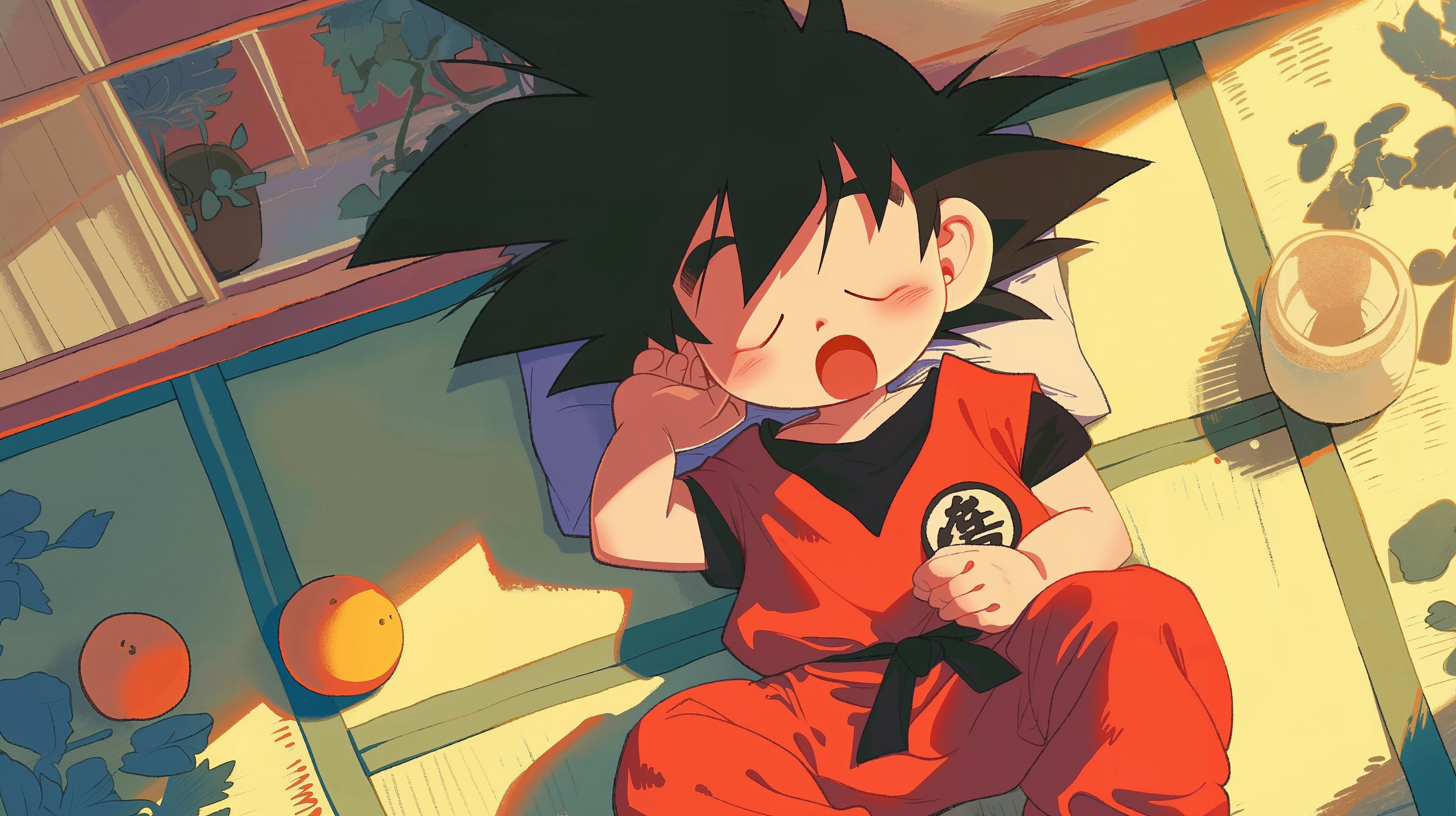 5824x3264 Dreaming Saiyan Asleep