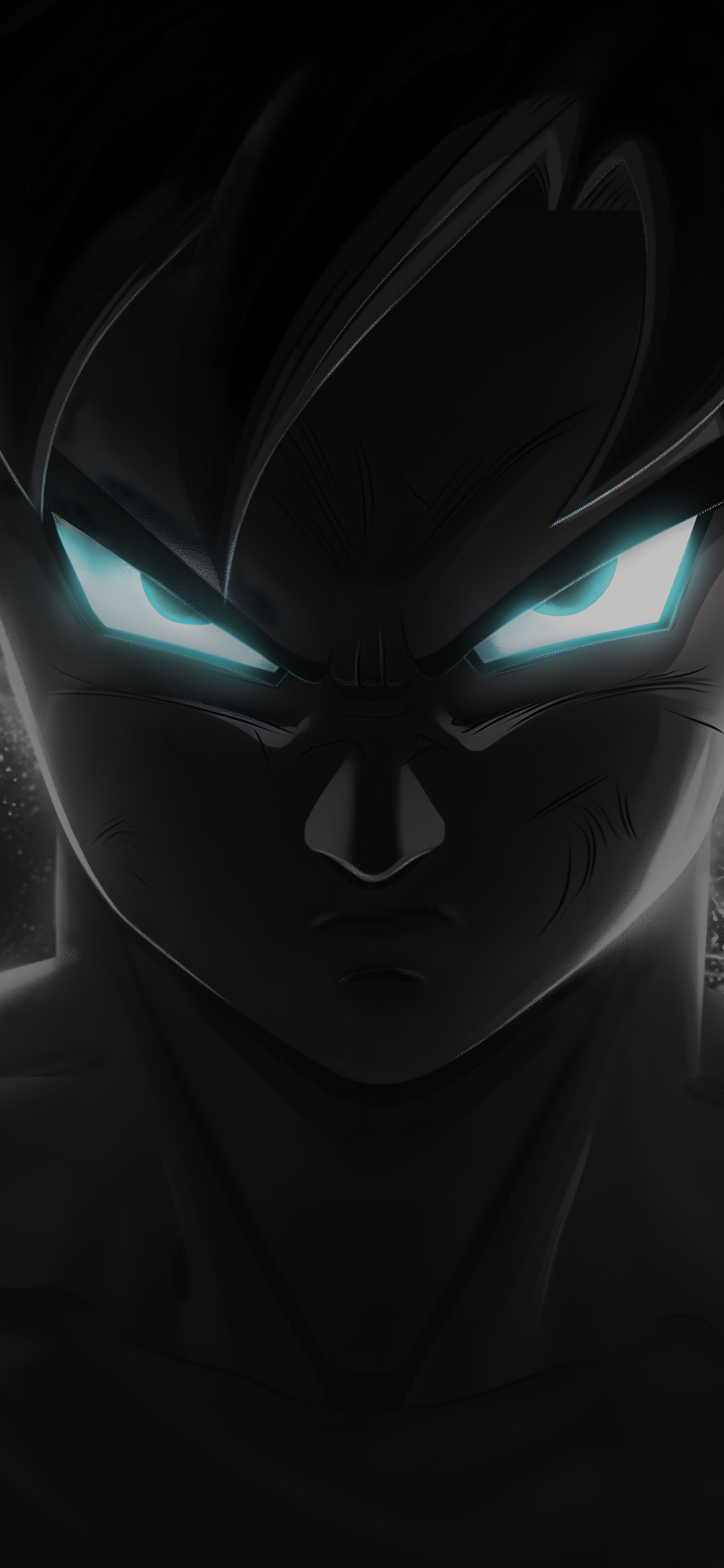 2000x4329 DBZ Goku Glowing Eyes Wallpaper Ball Wallpaper HD