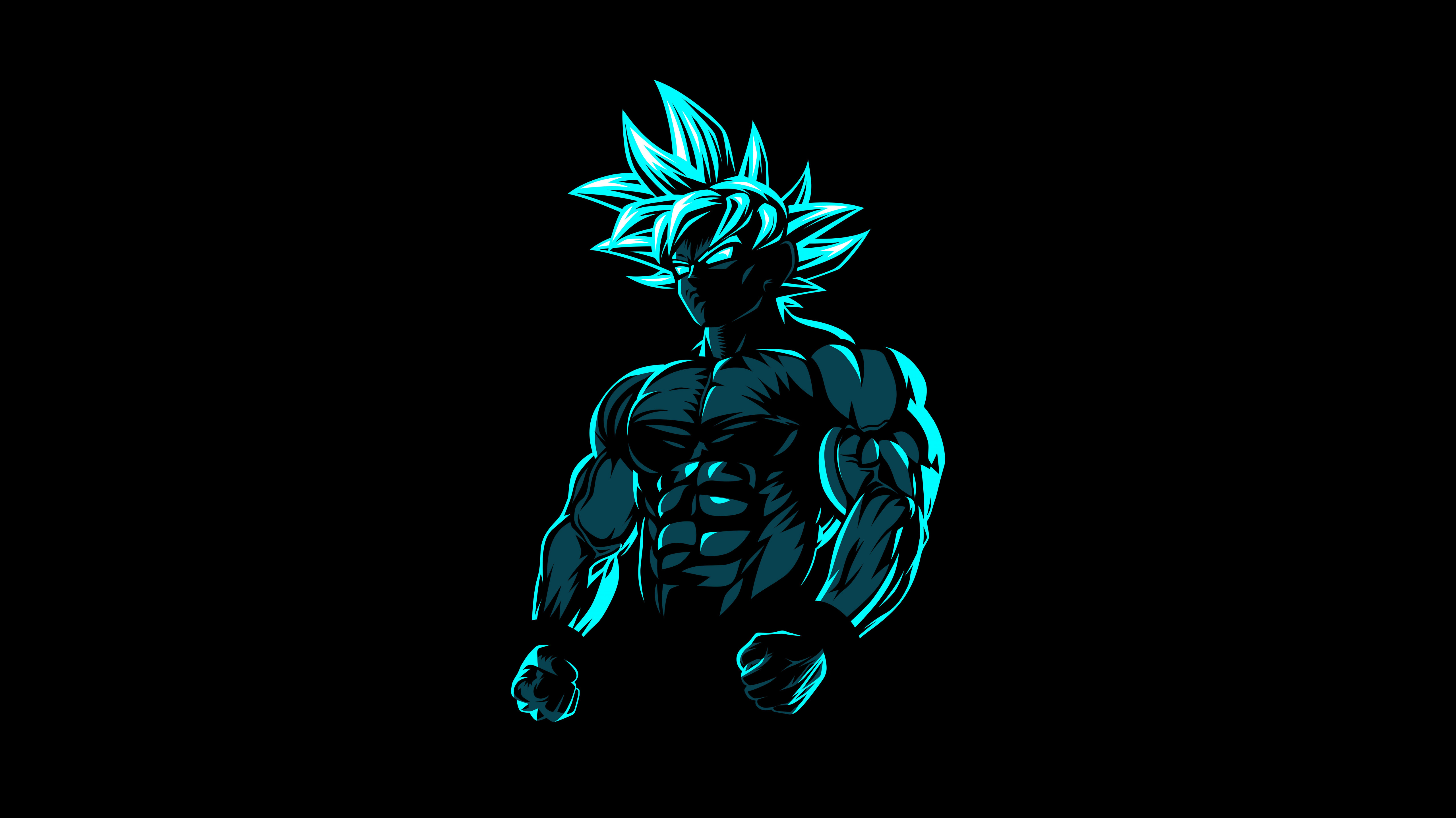 5120x2880 Cool Goku 4K Wallpaper