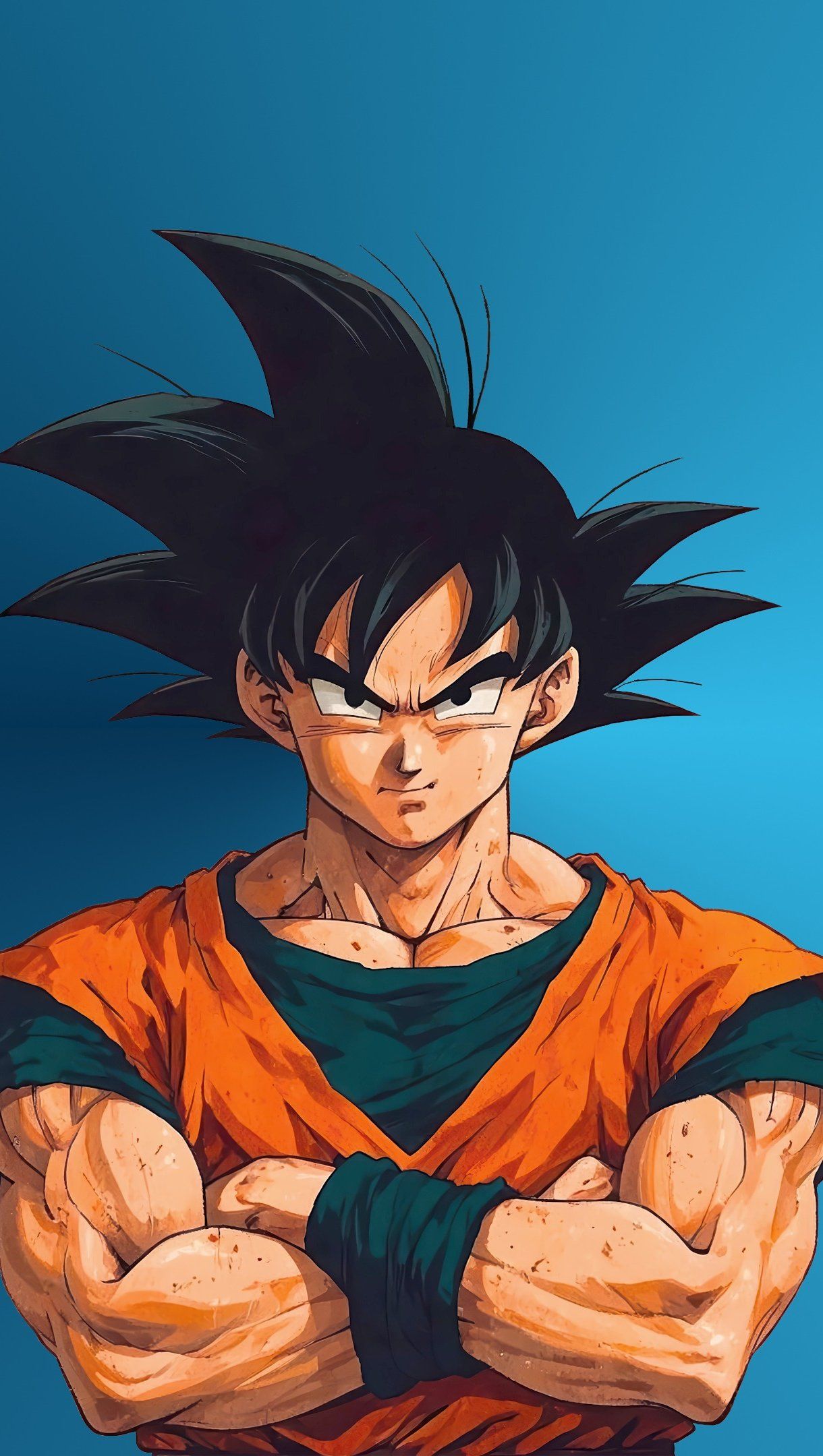 1220x2160 Goku from Dragon Ball Anime Wallpaper 4K for iPhone and Mobile Phone