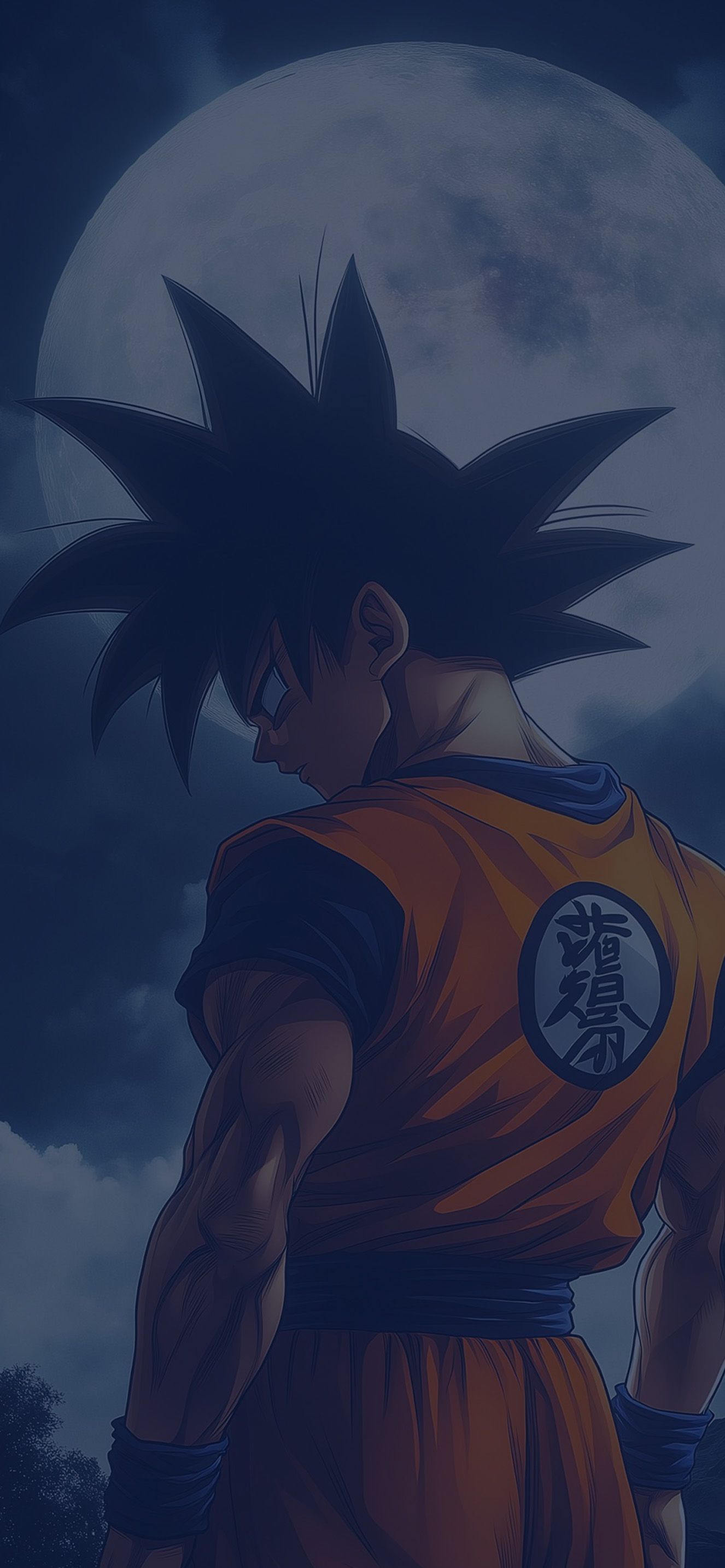 1326x2868 Goku Dragon Ball Full Moon Anime Wallpaper Wallpaper HD