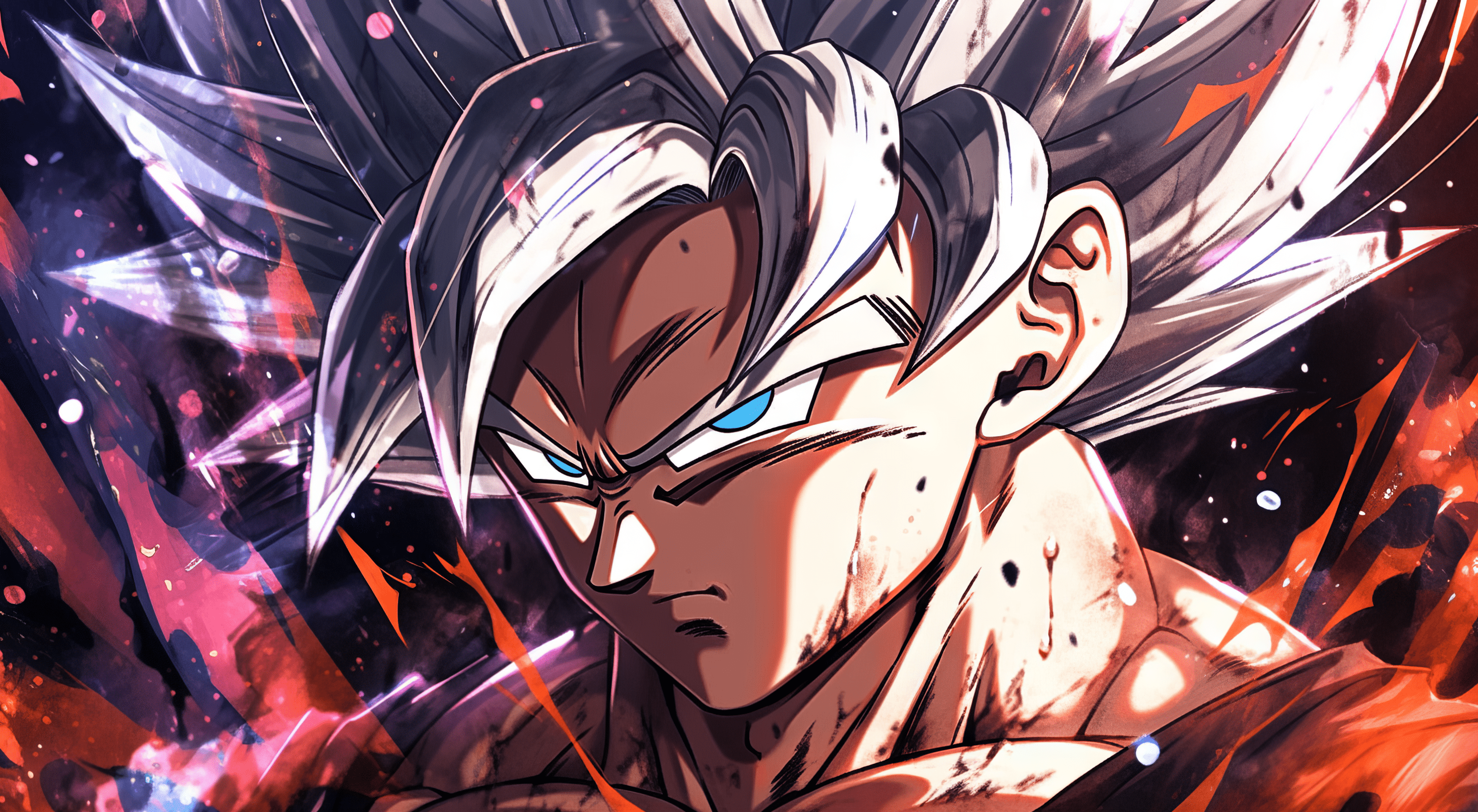 2896x1592 Goku Profile Wallpaper