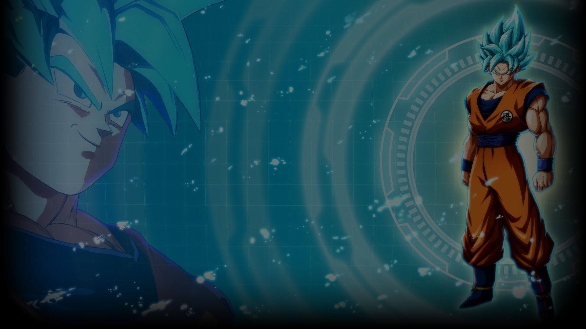 1920x1080 Goku (SSGSS) (Profile Background)