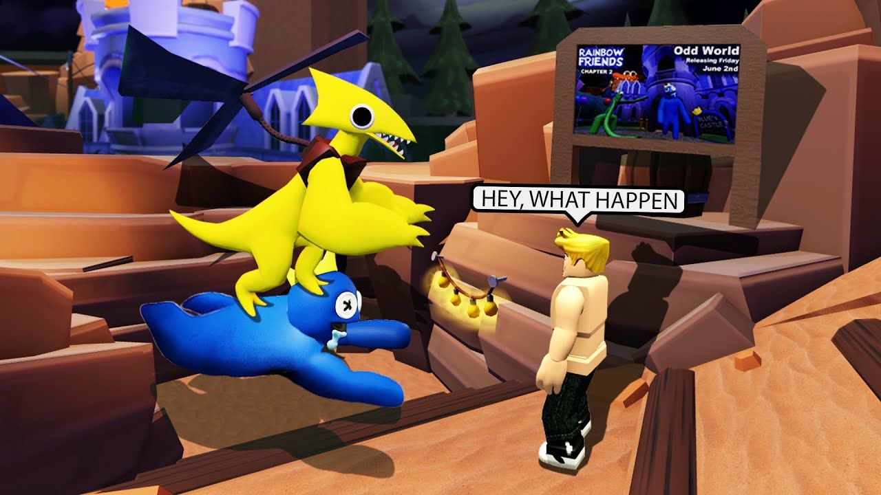 1280x720 ROBLOX Rainbow Friends Chapter 2. Funny Moments