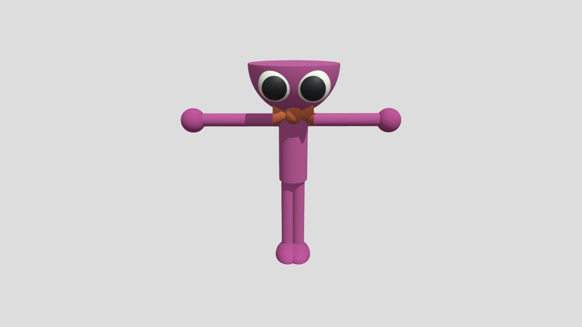 1920x1080 Pink FANMADE (Rainbow Friends Chapter 2) model by BeenWOWAlt [38ebabd]