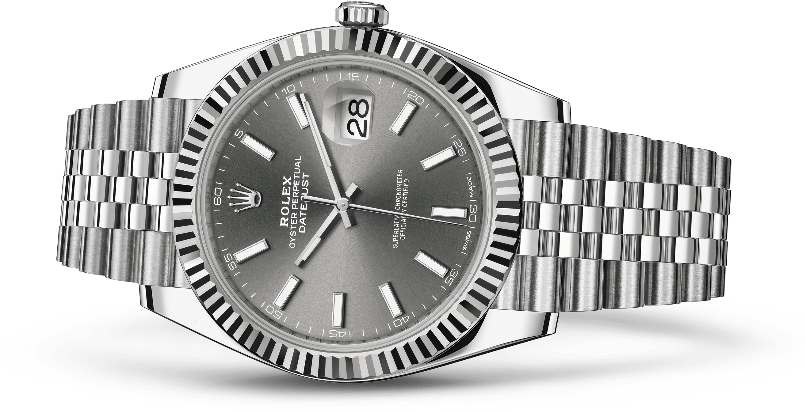 2629x1348 Download HD Rolex Watch Wallpaper Datejust 41 Steel Transparent PNG Image